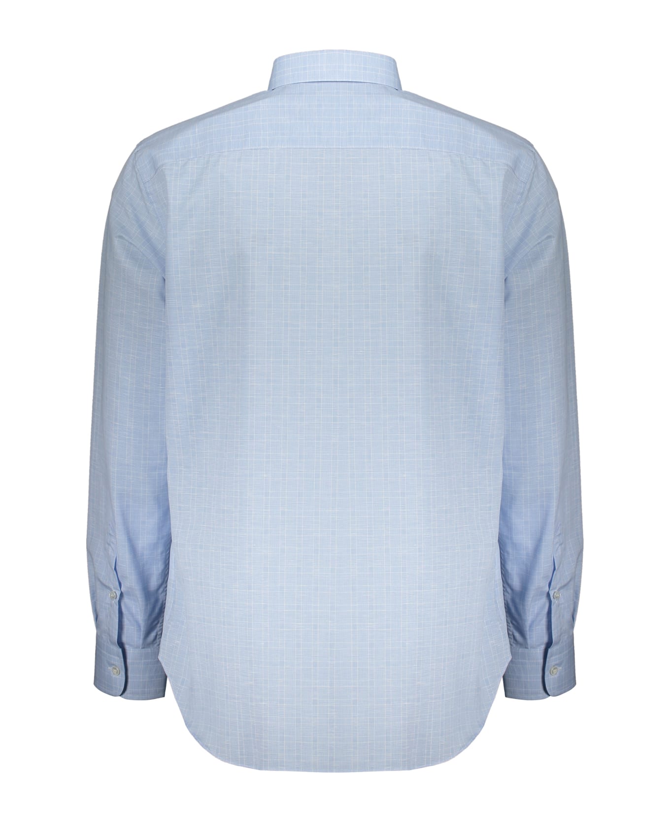 Brioni Checked Shirt - Light Blue シャツ