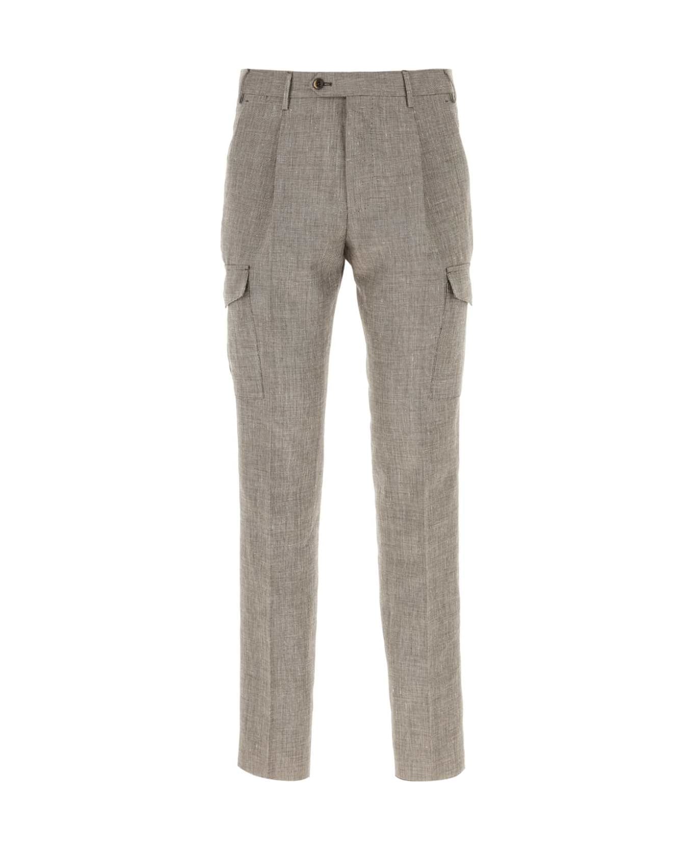 PT01 Two-tone Wool Blend Pant - GRIGIO