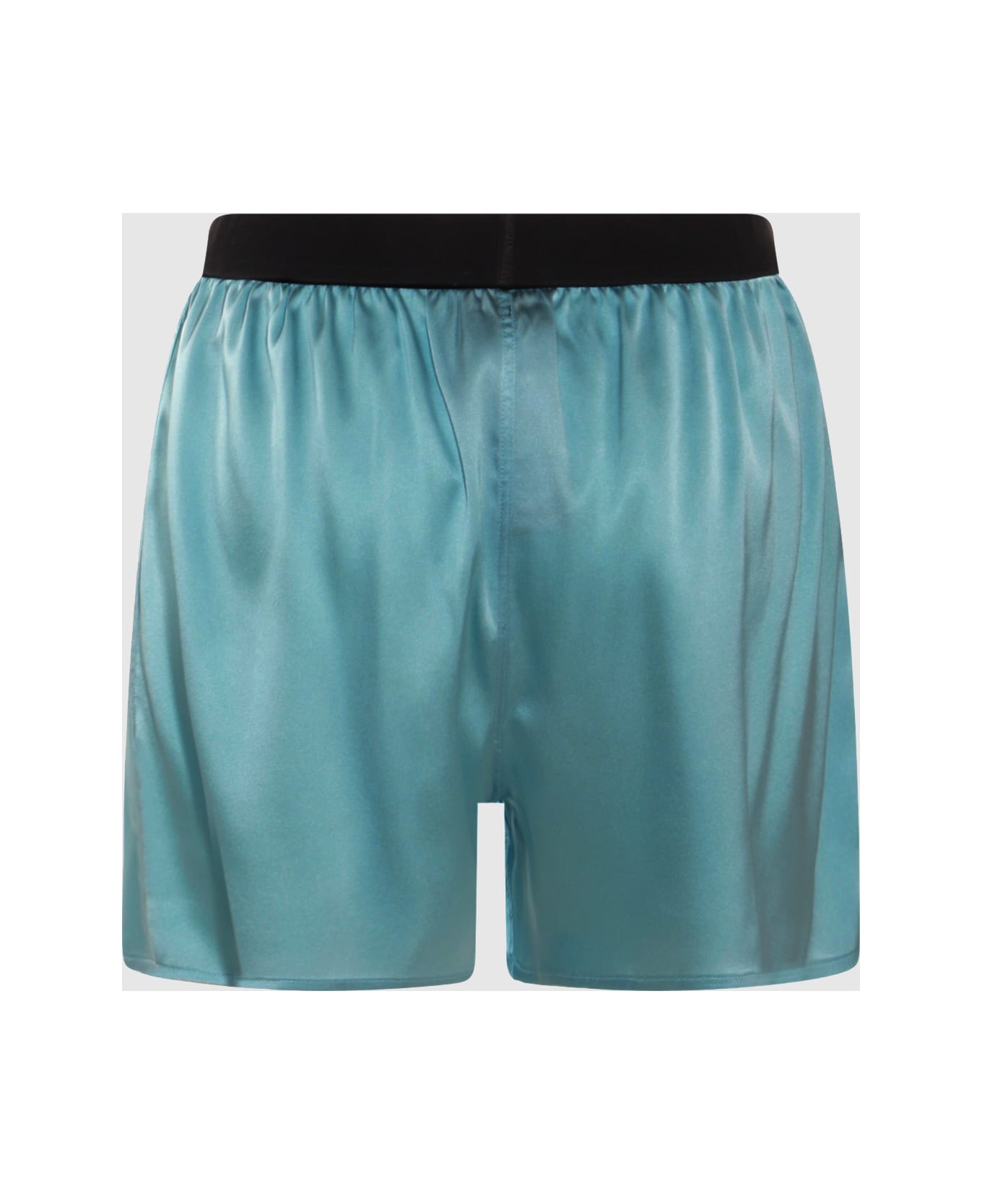 Tom Ford Light Blue Silk Short - Blue