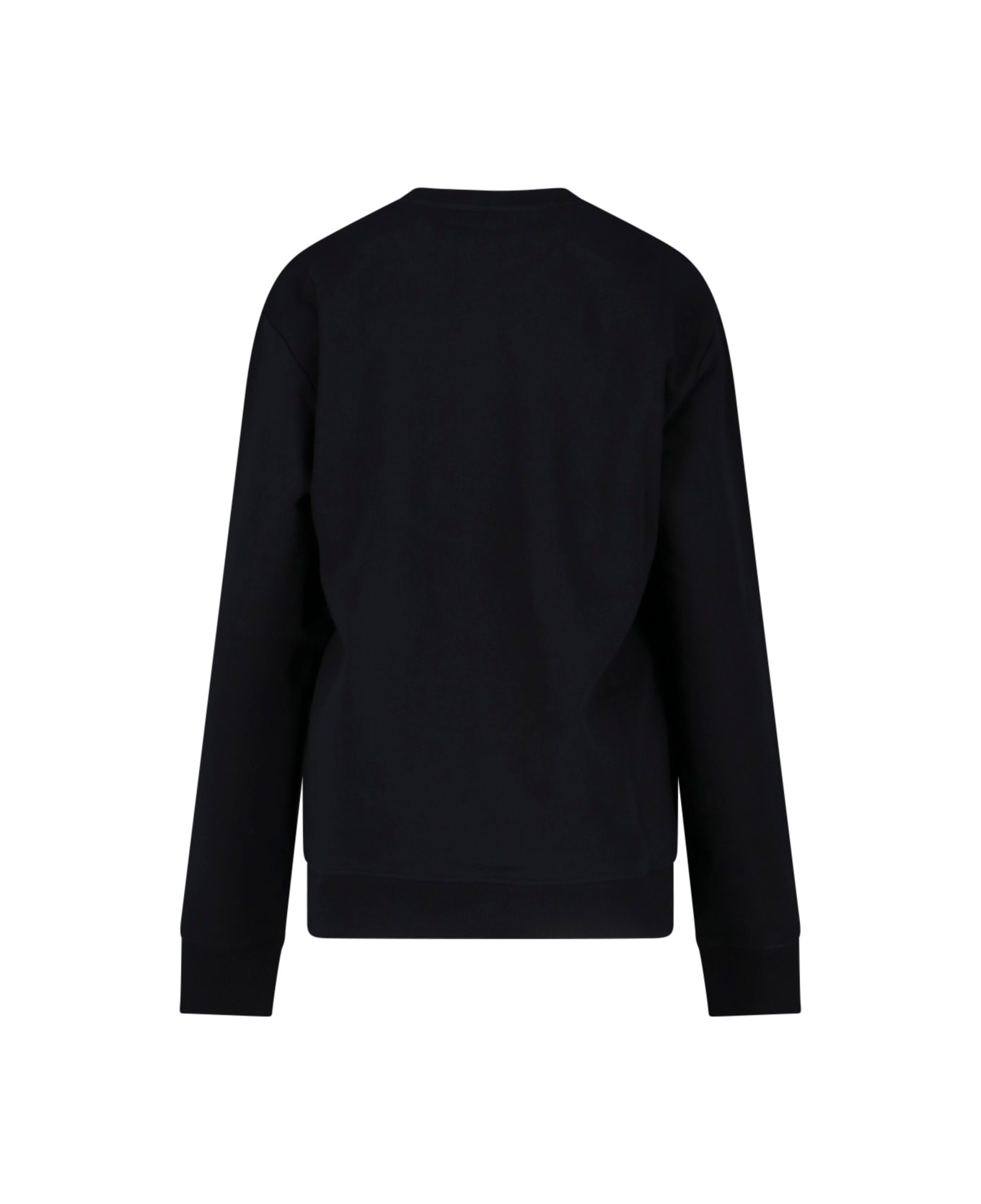 Balmain Crewneck Sweatshirt With Decorative Buttons - Black  