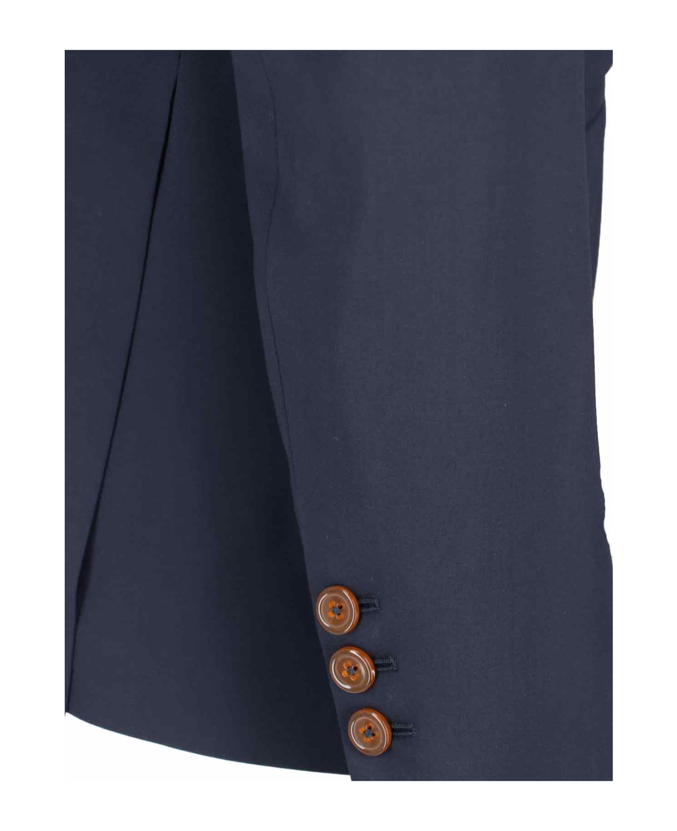 Vivienne Westwood 'one Button' Jacket - Blue