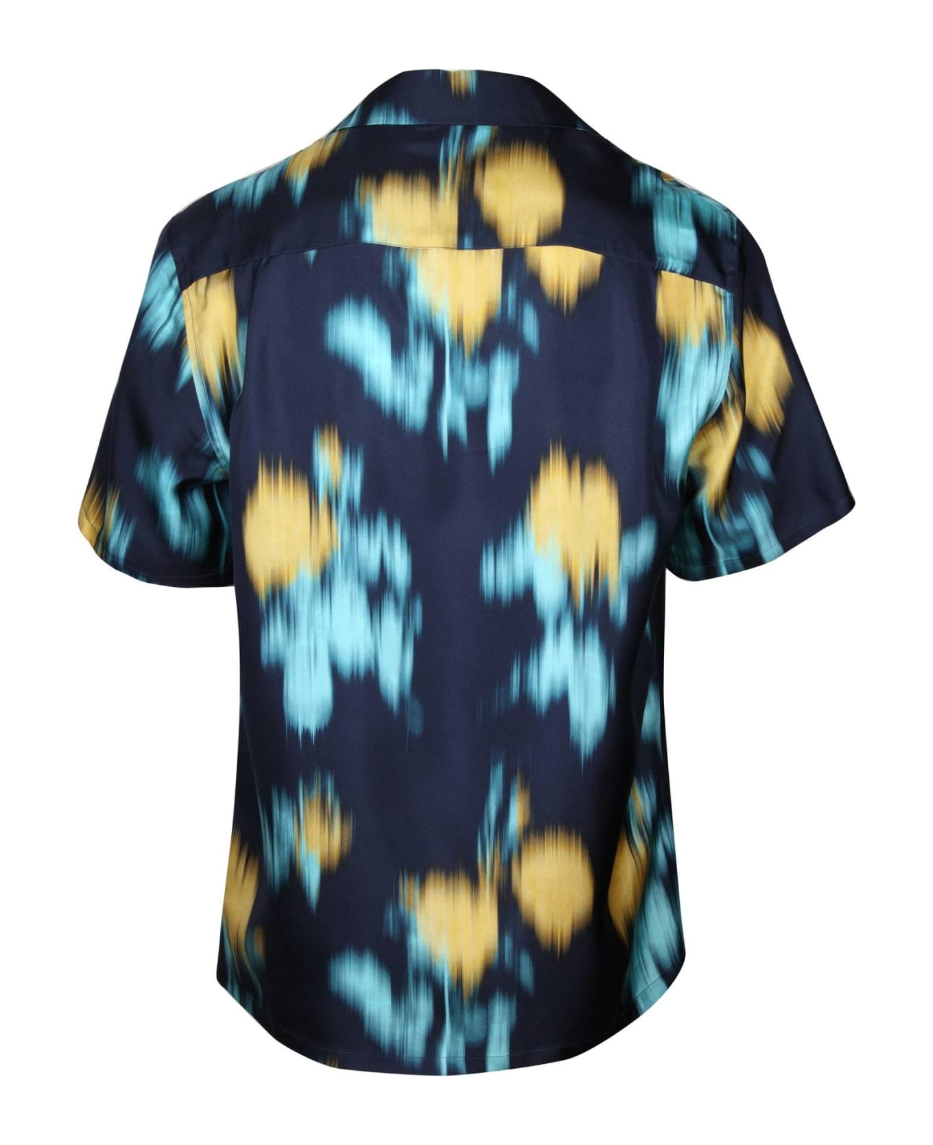 Lanvin Silk Shirt With Bowling Print - Thunder  シャツ