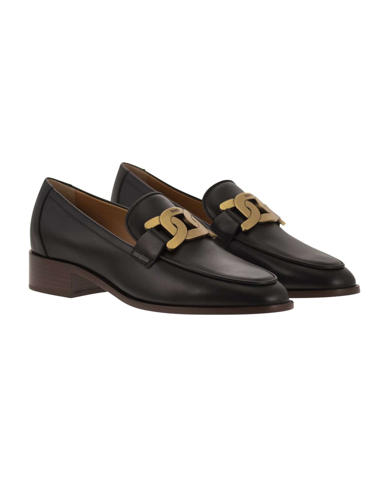 Tod's Leather Loafer - Black