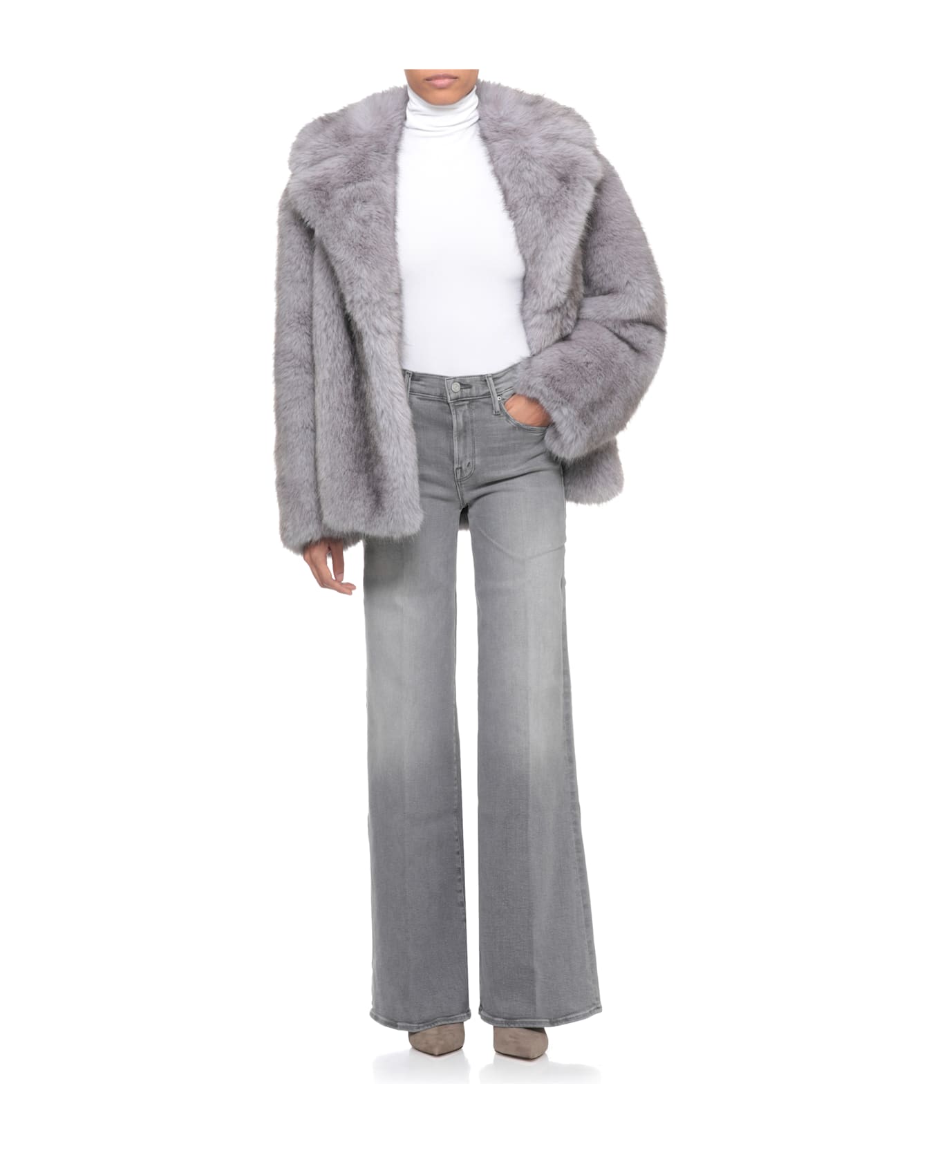 STAND STUDIO Valentina Jacket - PIGEON GREY