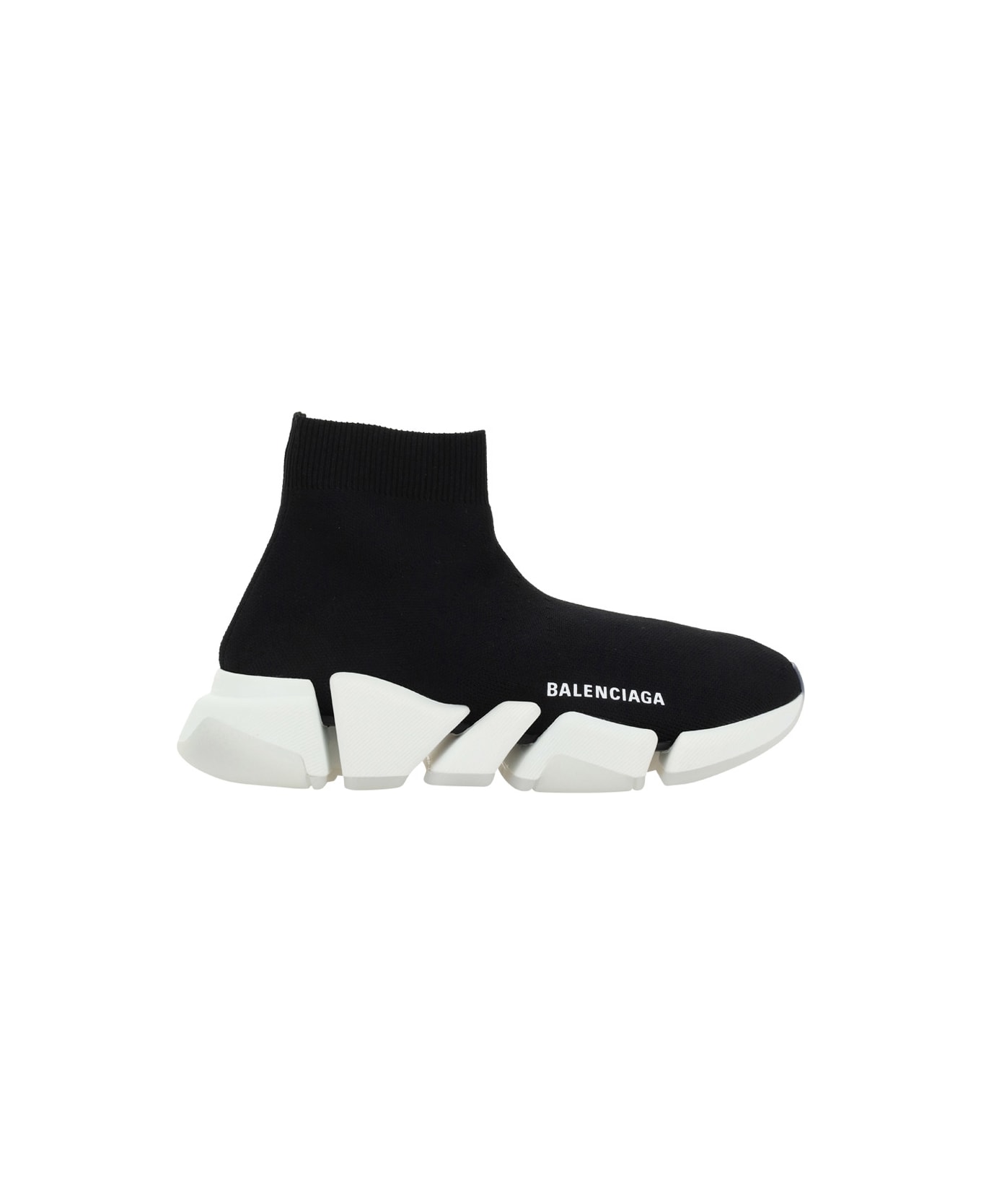 Balenciaga Speed Sneakers - Black/white/trasparent