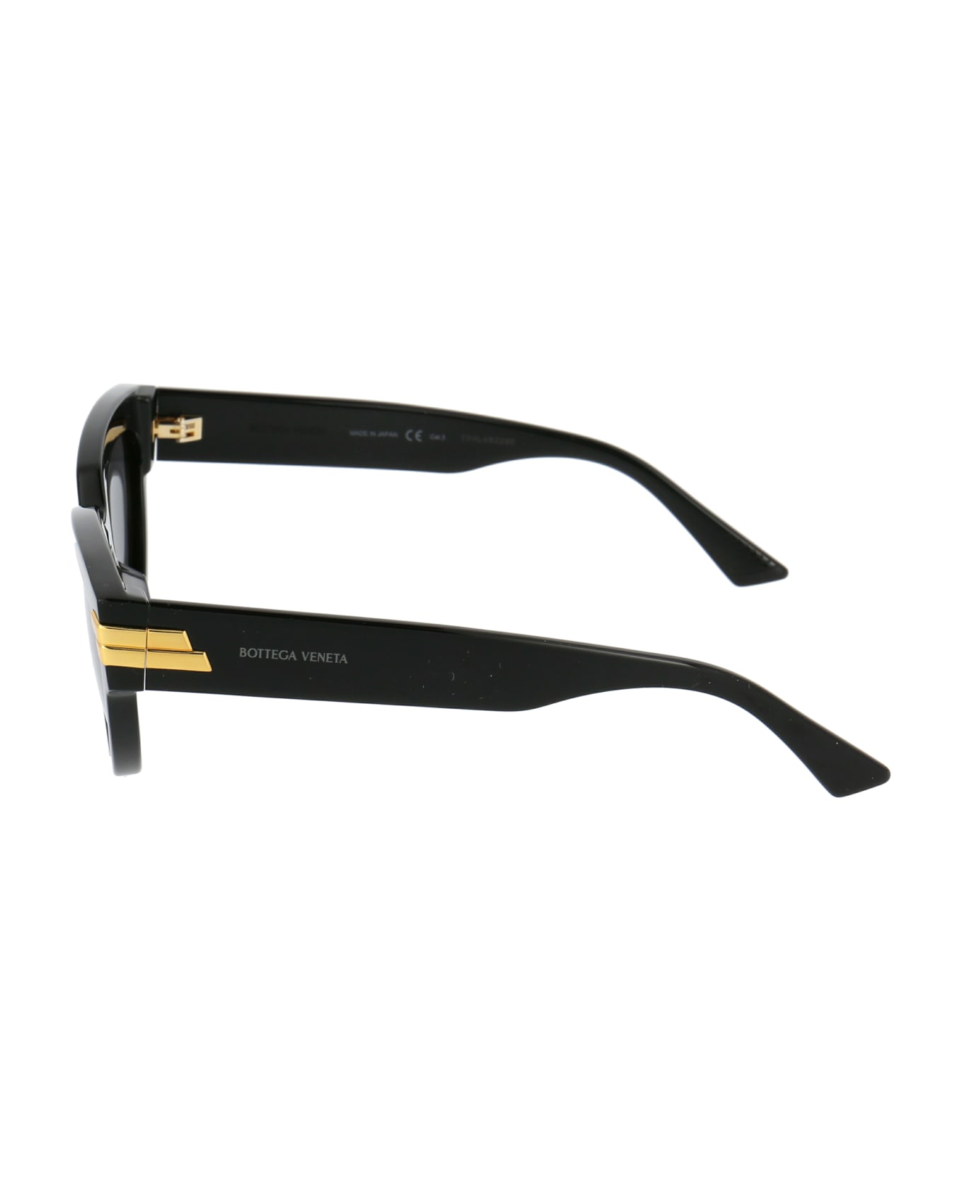 Bottega Veneta Eyewear Bv1035s Sunglasses - 001 BLACK BLACK GREY