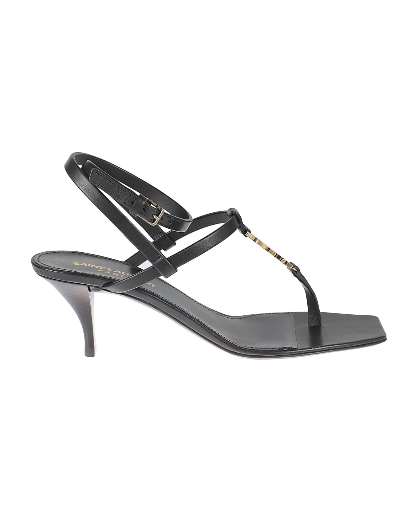 Saint Laurent Ankle Strap Sandals - Black