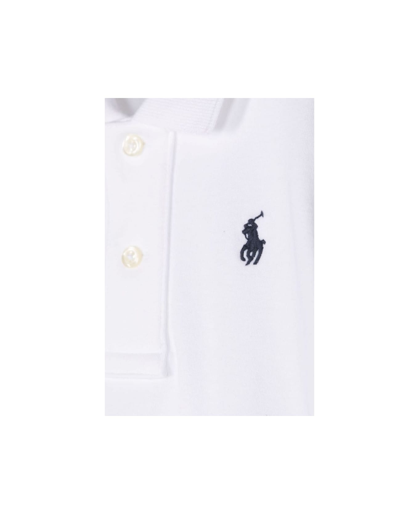 Polo Ralph Lauren Boy Polo-tops-knit - WHITE Tシャツ＆ポロシャツ