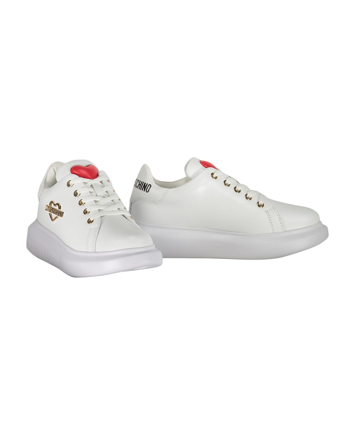 nnn1027nnn　love Love Moschino Leather Low-top Sneakers | italist