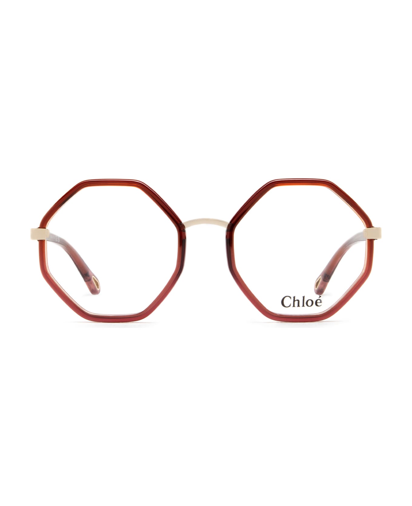 Chloé Eyewear Ch0132o Red Glasses - 006 red red transparent
