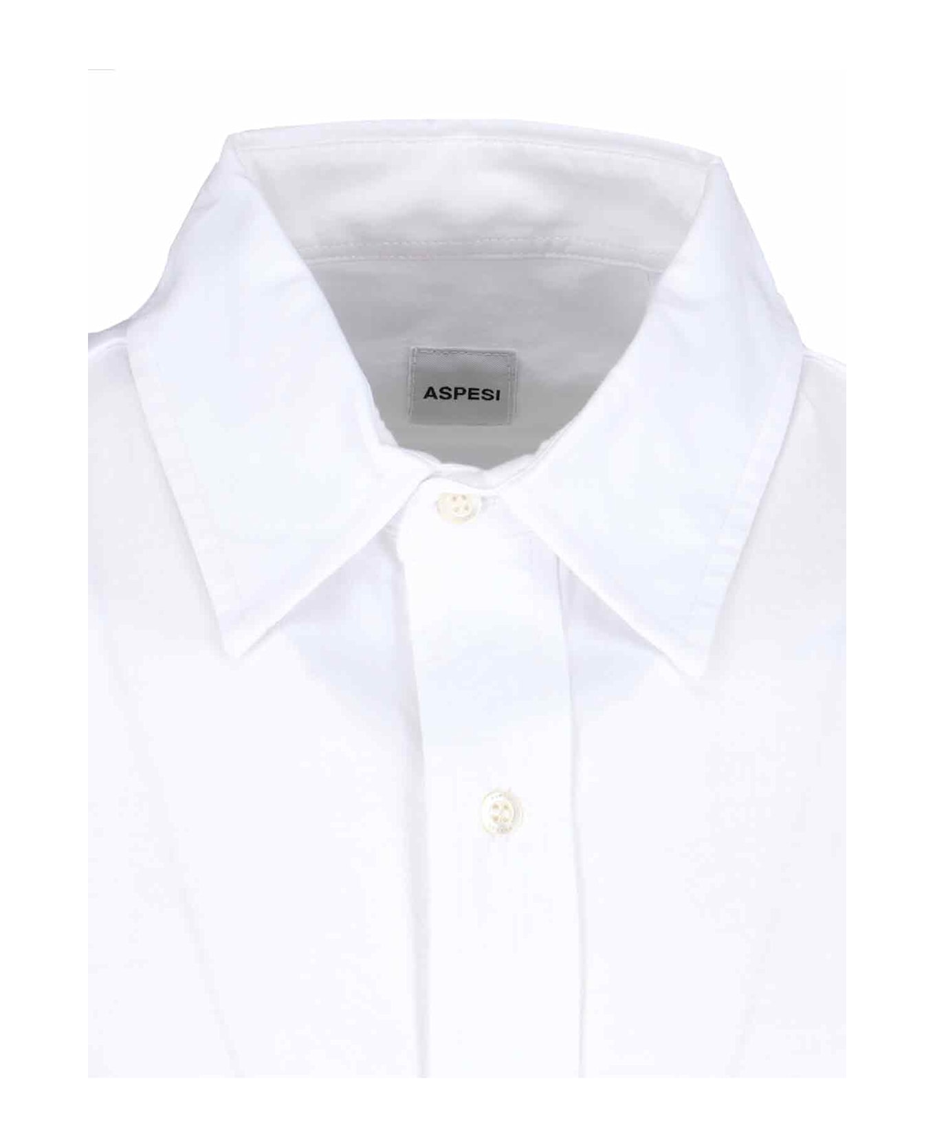 Aspesi Logo Shirt - White