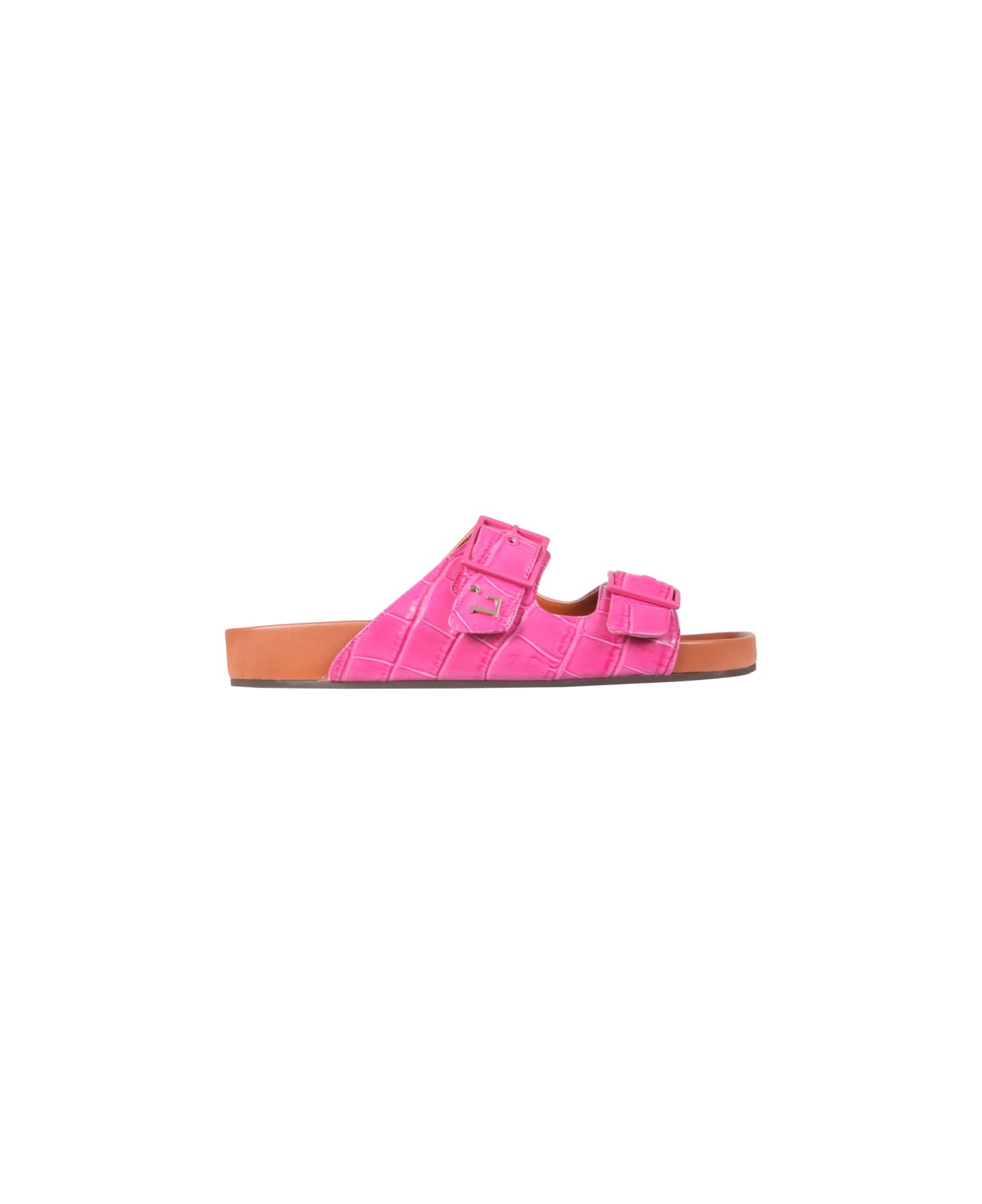 L'Autre Chose Sandals With Coconut Print Leather - FUCHSIA サンダル