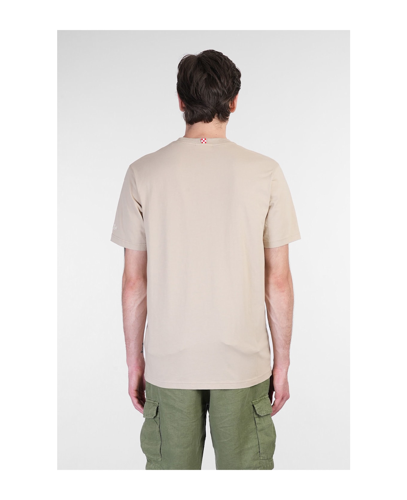 MC2 Saint Barth Dover L T-shirt In Taupe Cotton - taupe