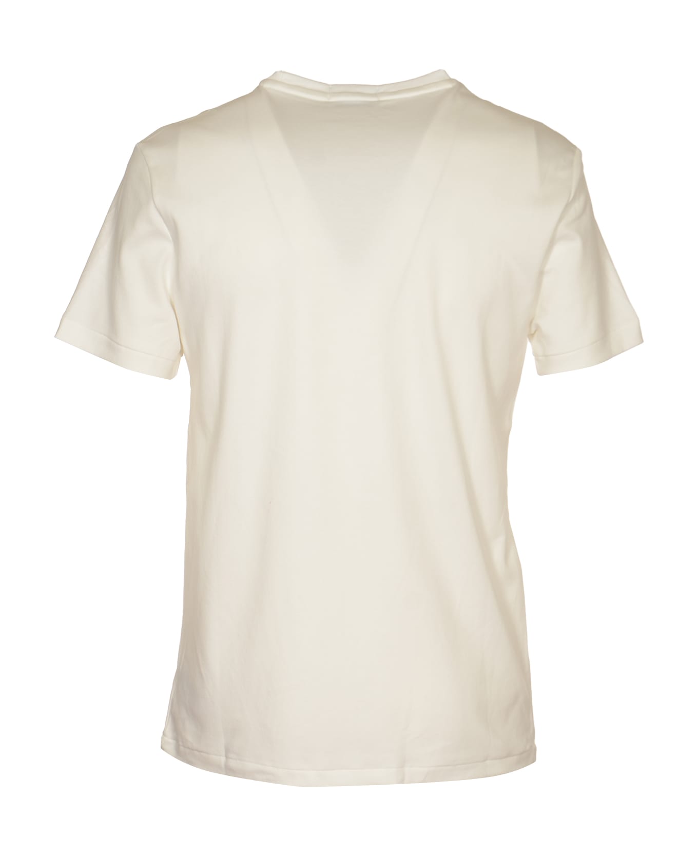 Polo Ralph Lauren Regular Logo Embroidered T-shirt - White シャツ