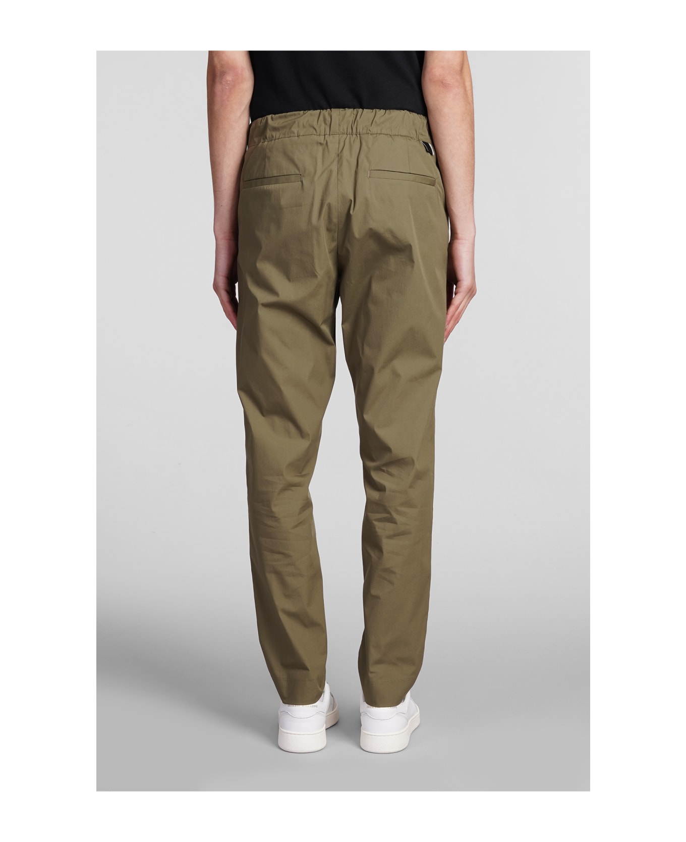 Low Brand Patrick Pants In Green Cotton - green ボトムス