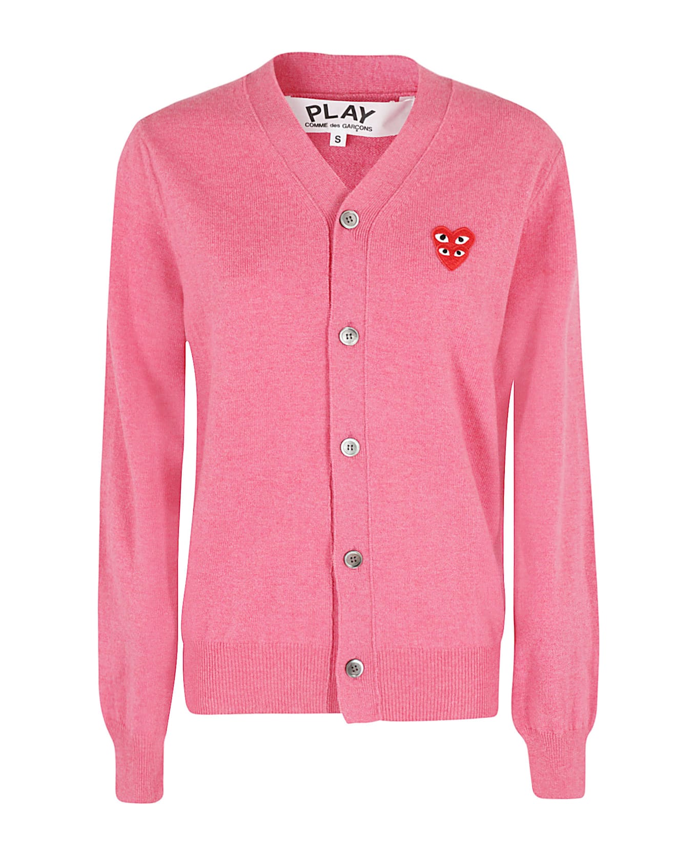 Comme des Garçons Play Knit Cardigan - Pink