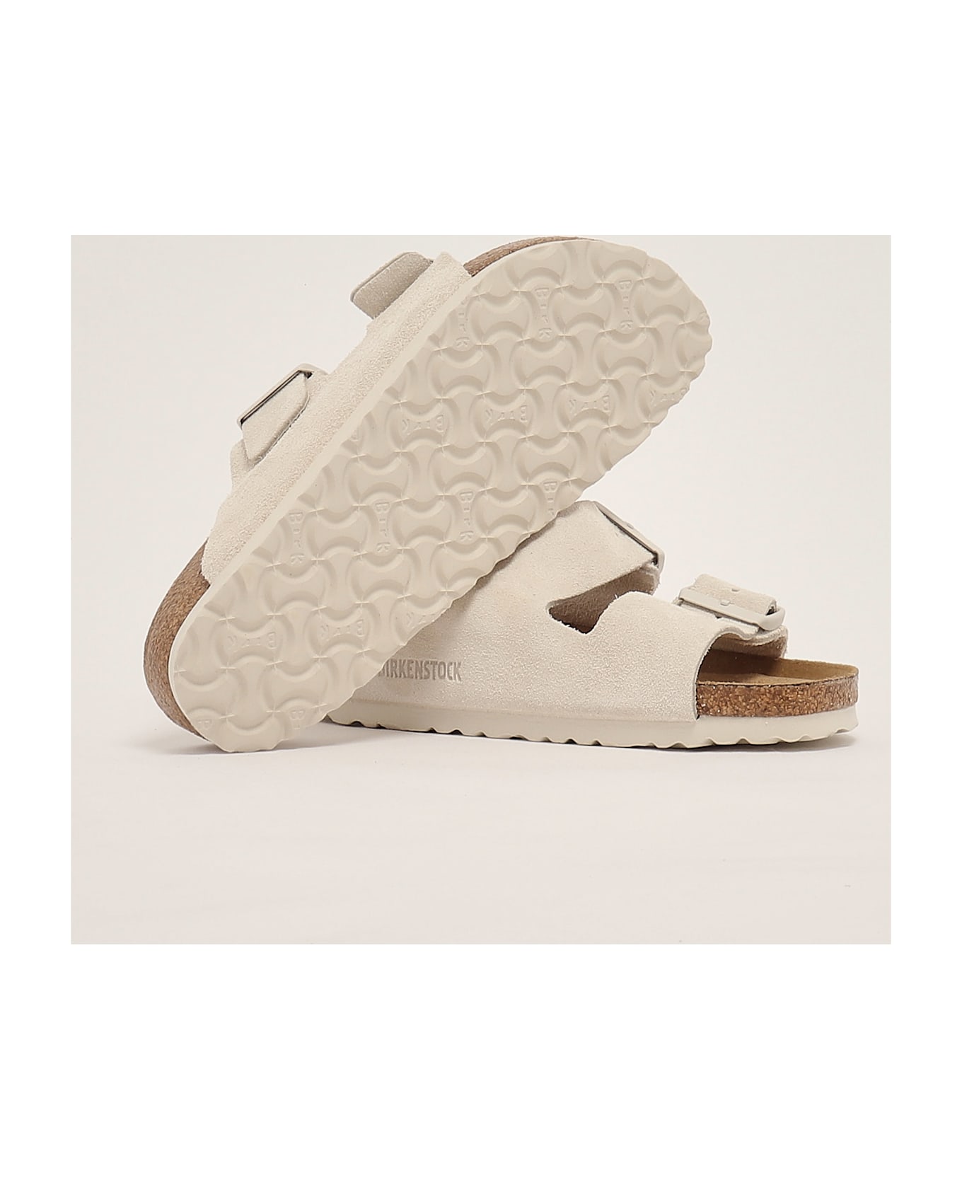 Birkenstock Arizona Sfb Sandal - BIANCO ANTICO