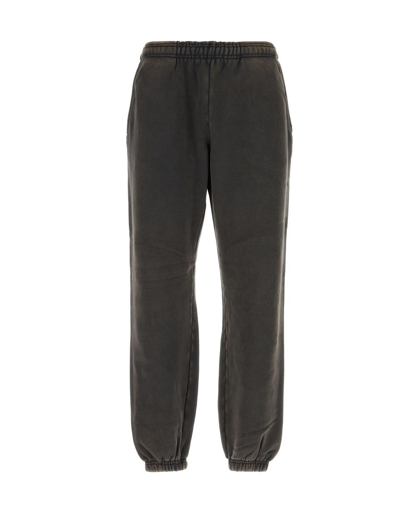 Entire Studios Charcoal Cotton Joggers - Black