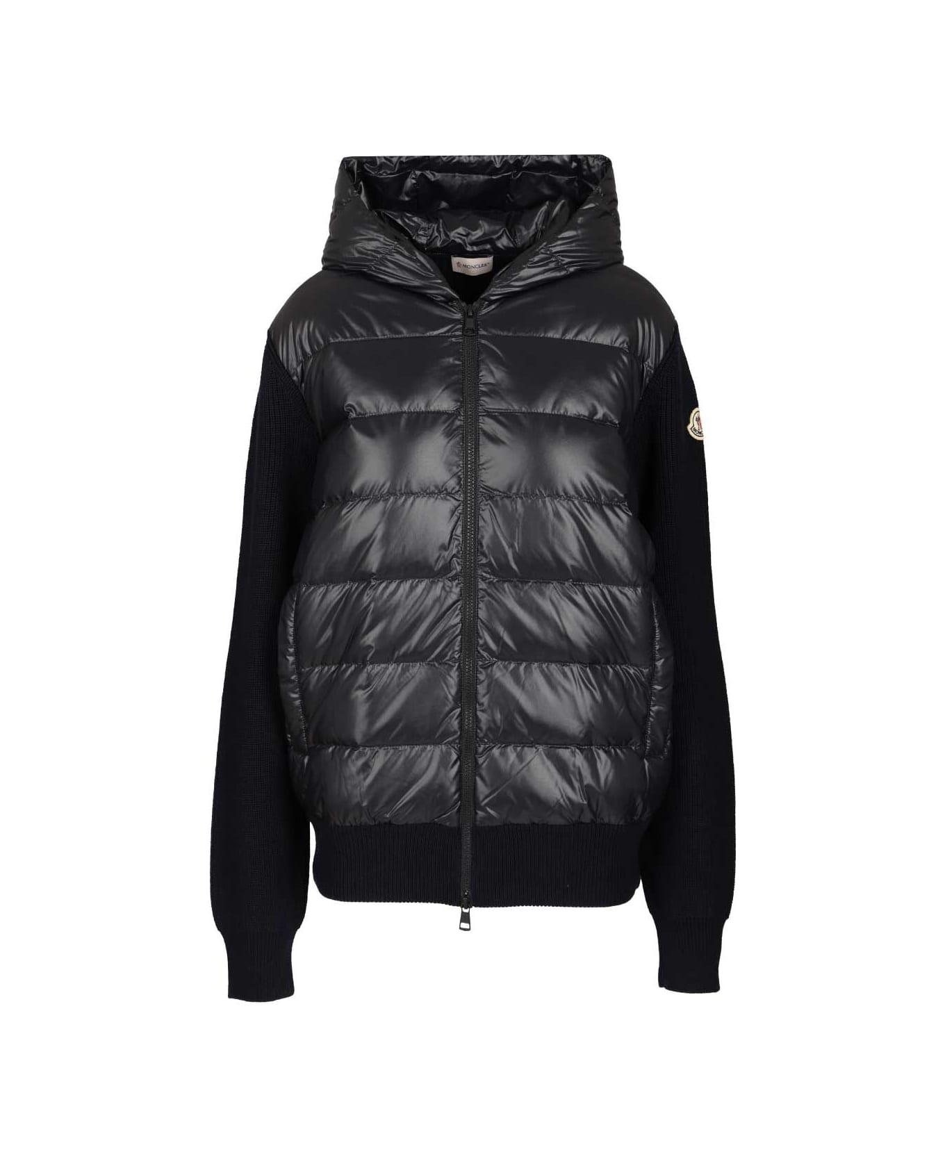 Moncler Padded Hoodie - BLUE