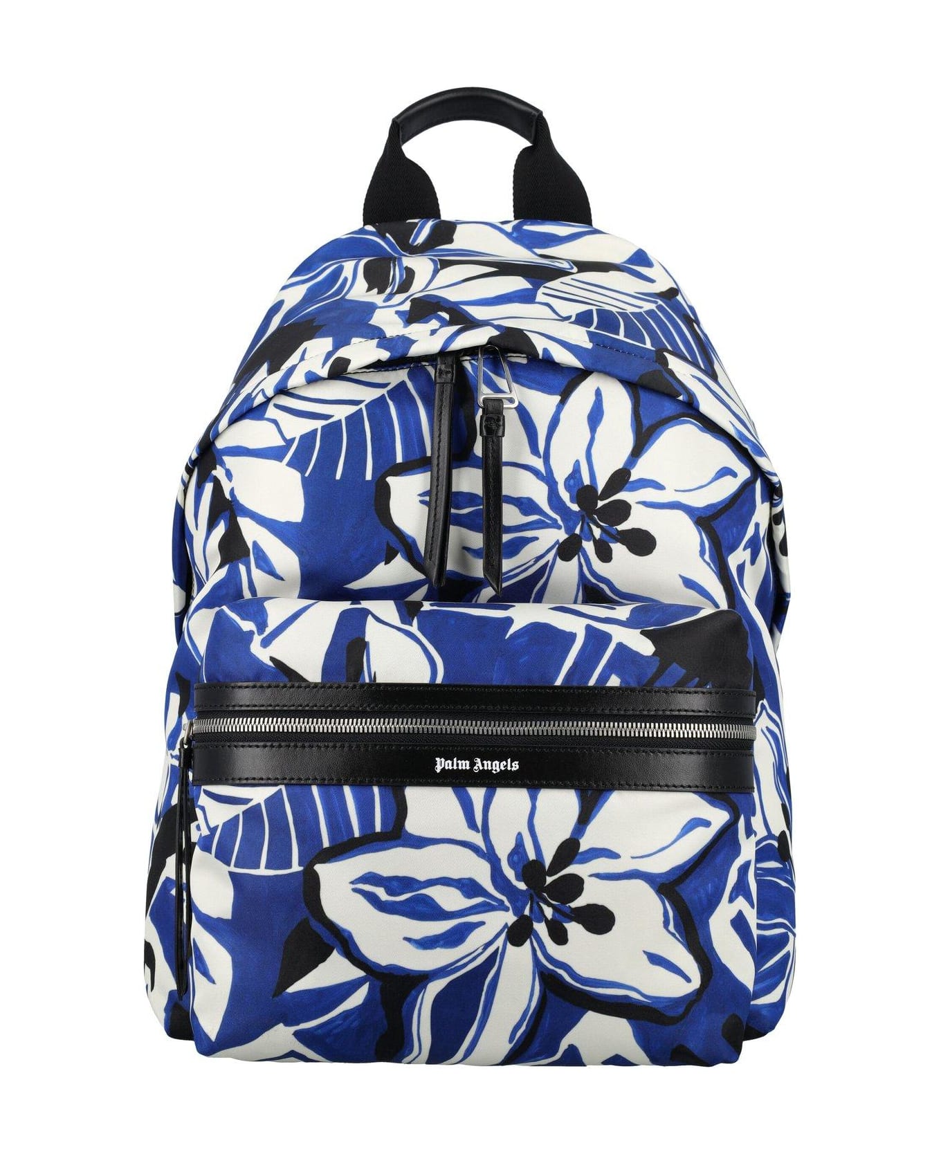 Palm Angels Macro Hibiscus Backpack - BLUE バックパック