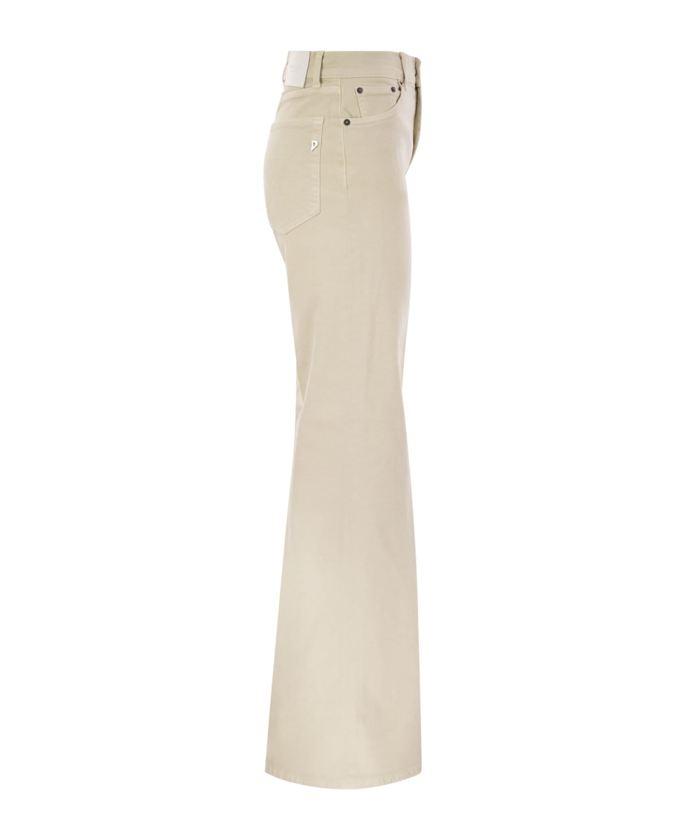 Dondup Amber - Wide-leg Jeans - Ivory