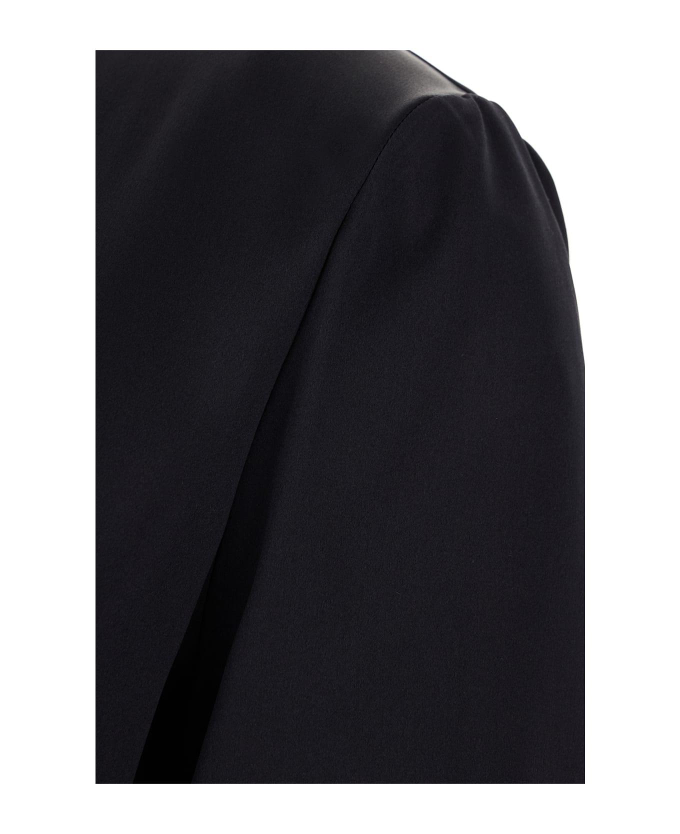 Max Mara Black Silk Blouse - Blu Marino