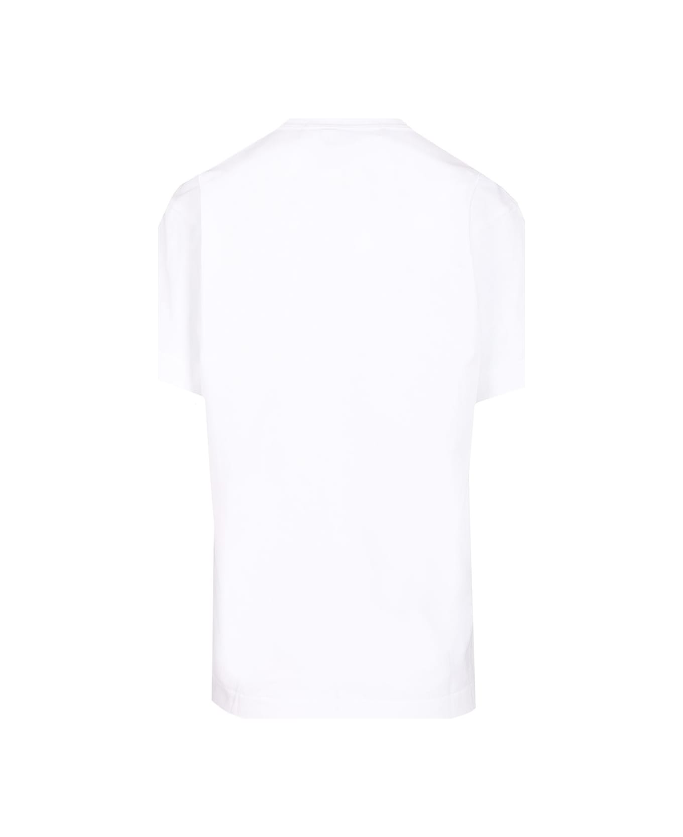 Comme des Garçons Play Black Heart T-shirt - Whitexblack