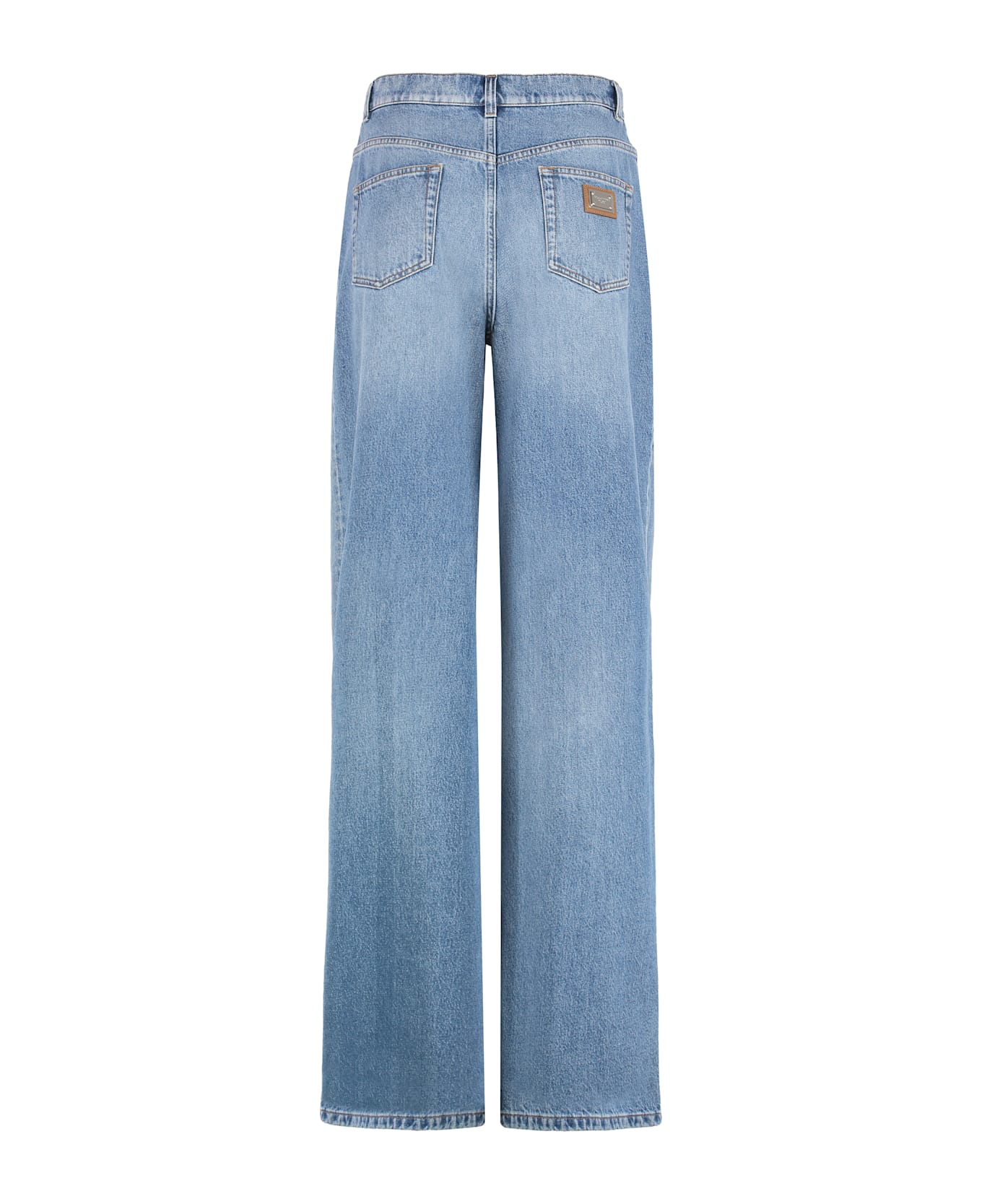 Dolce 
Gabbana Wide-leg Jeans With 5 Pockets - Denim