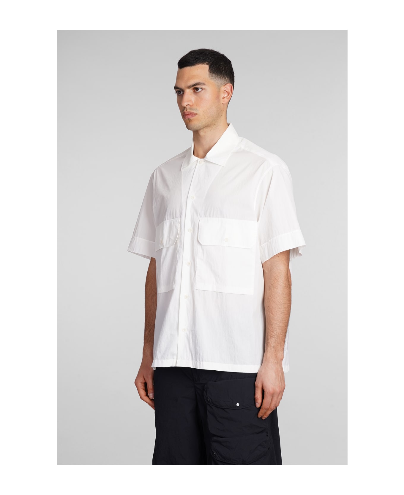 Ten C Shirt In White Cotton - white