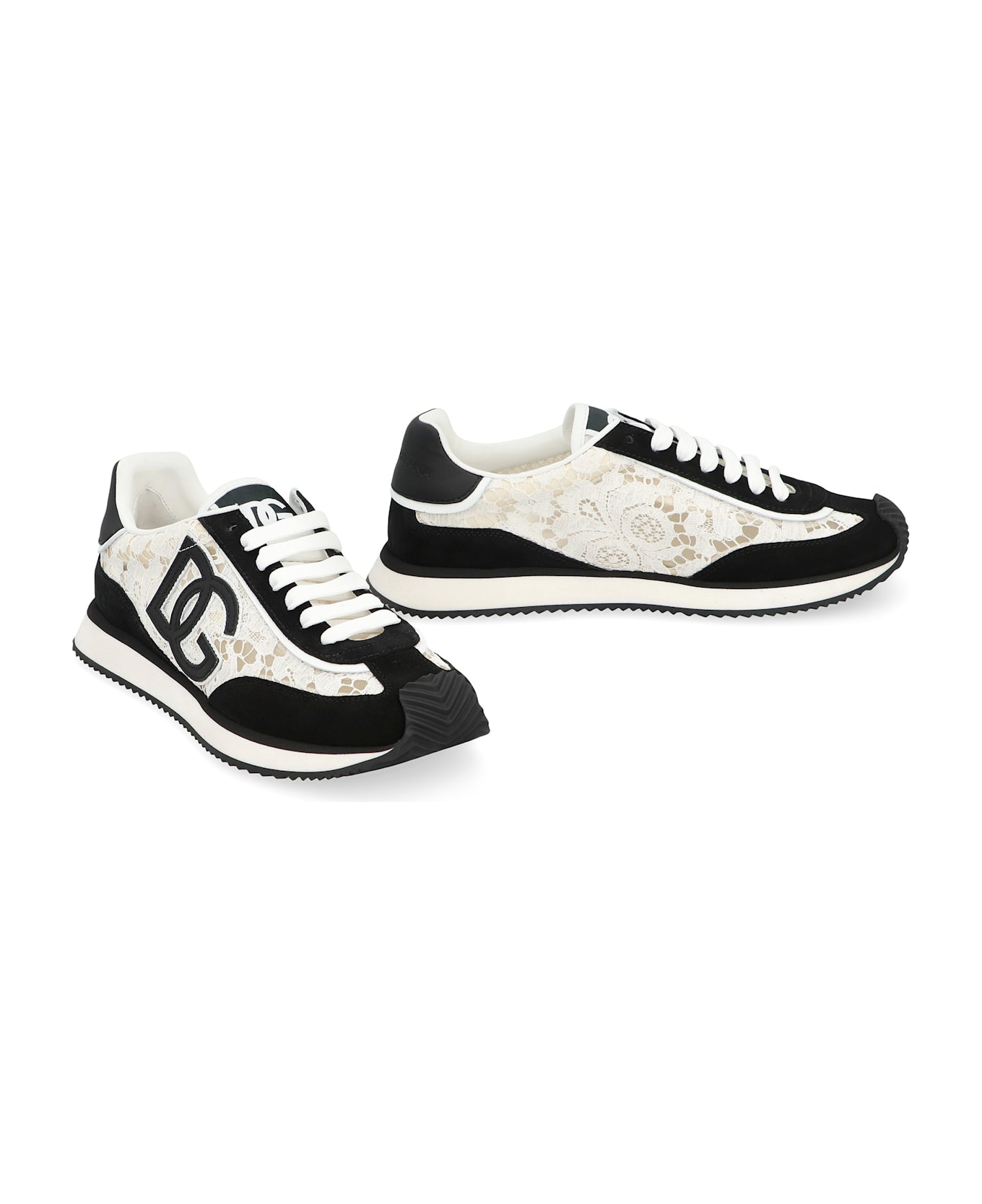 Dolce 
Gabbana Lace Sneakers - White