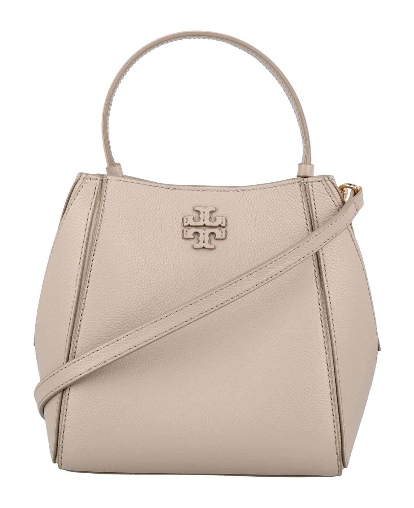 Tory Burch Mcgraw Small Bucket Bag - Fresh Clay