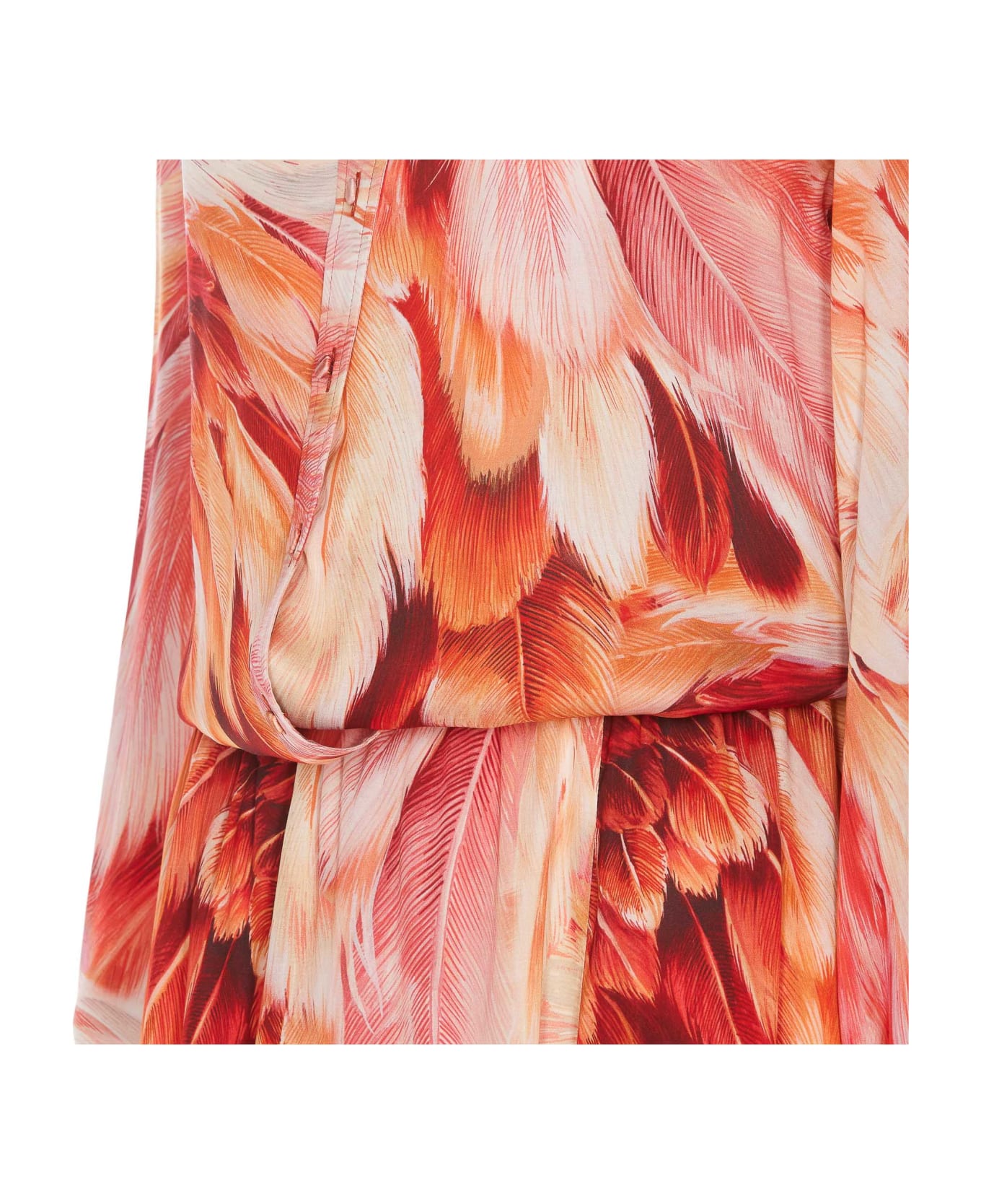 Roberto Cavalli Plumage Print Dress - MultiColour ワンピース＆ドレス