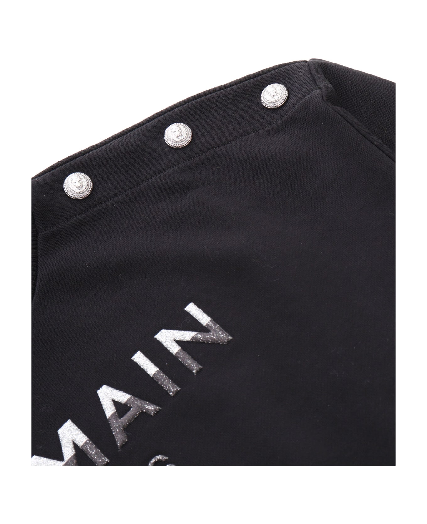 Balmain Sweatshirt - BLACK
