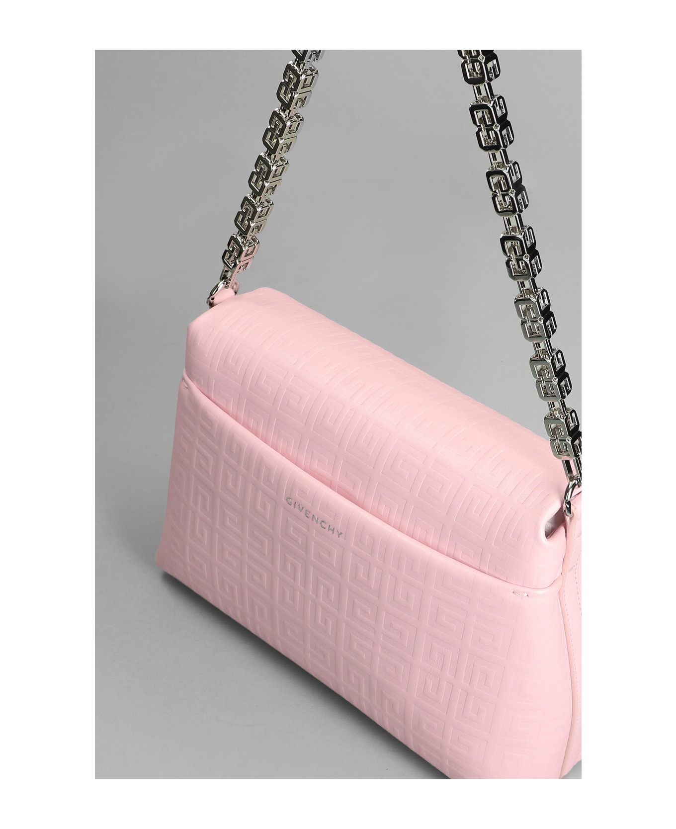 Givenchy 4g Soft Shoulder Bag In Rose-pink Leather - rose-pink