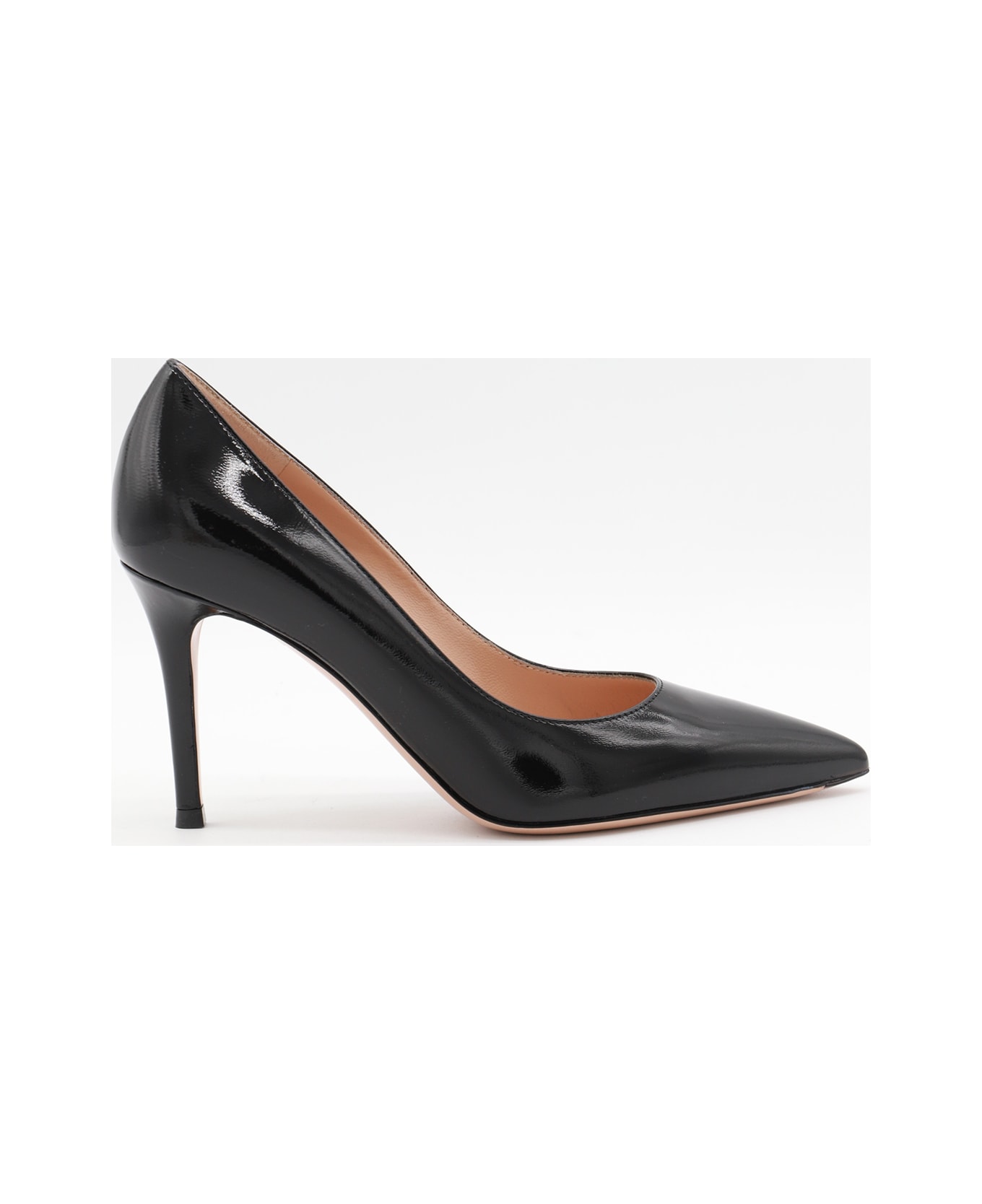 Gianvito Rossi Black Leather Pumps - Black