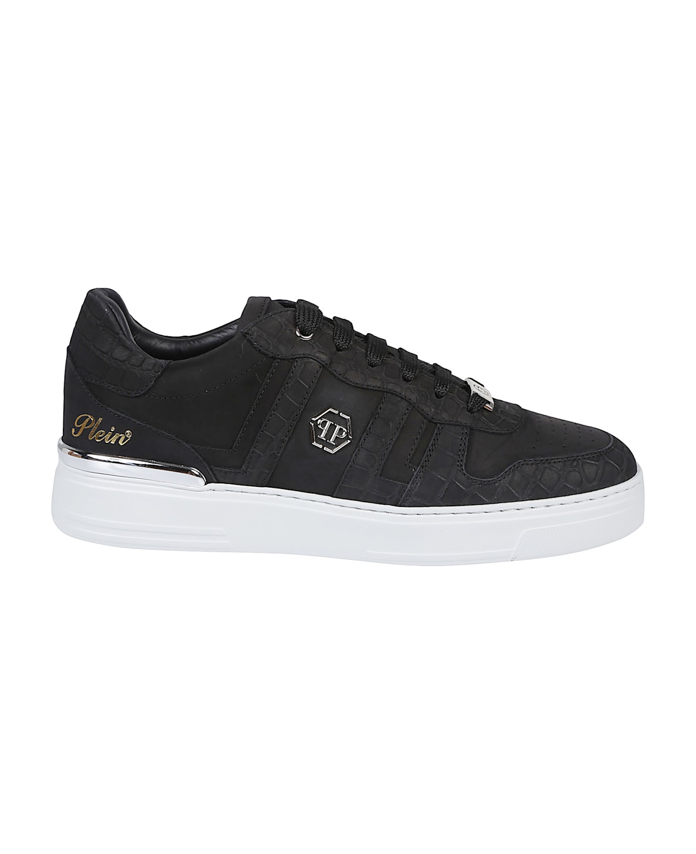 Philipp Plein Cocco Low Top Sneakers - Black