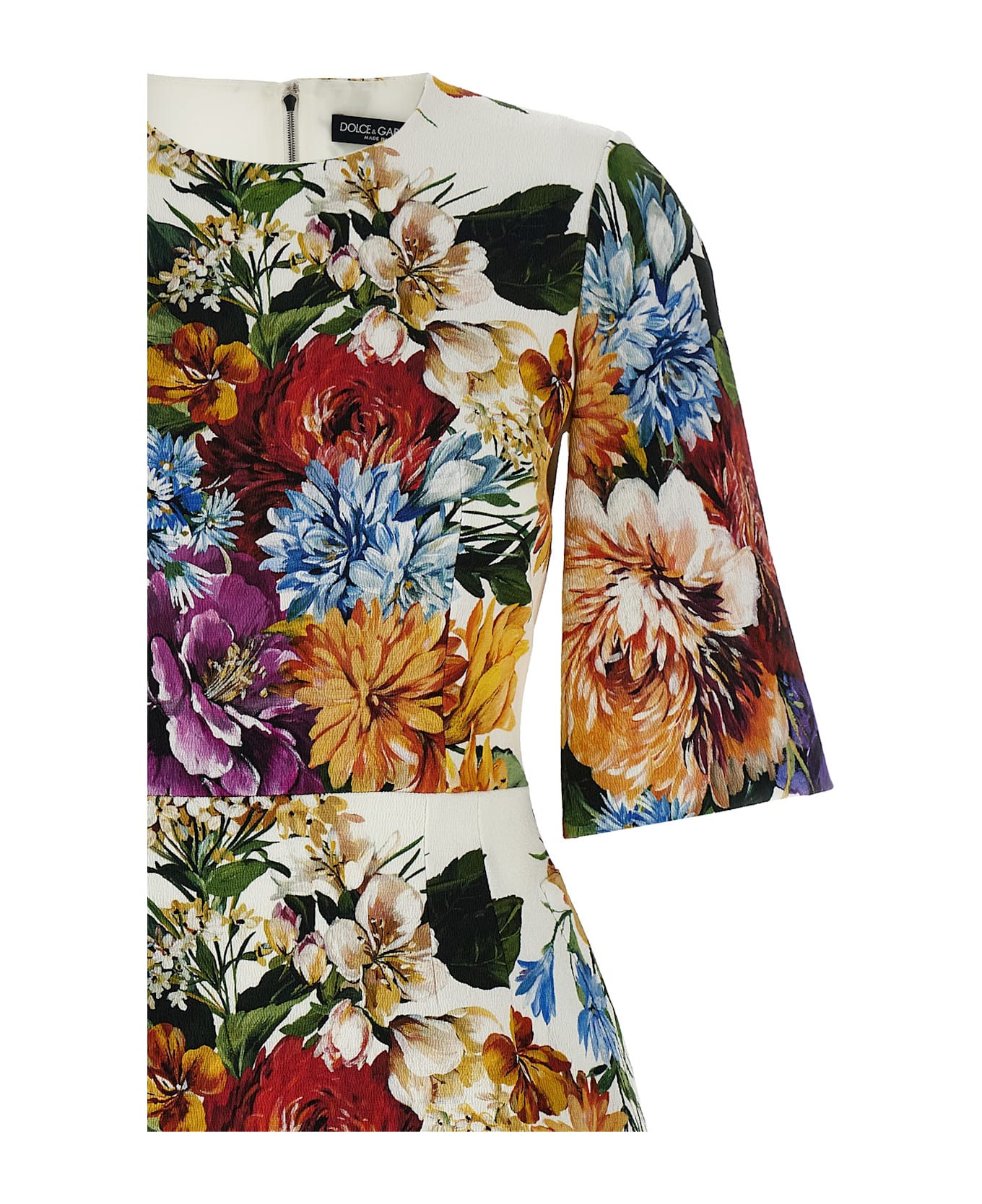 Dolce 
Gabbana Floral Bouquet Printed Dress - Multicolor