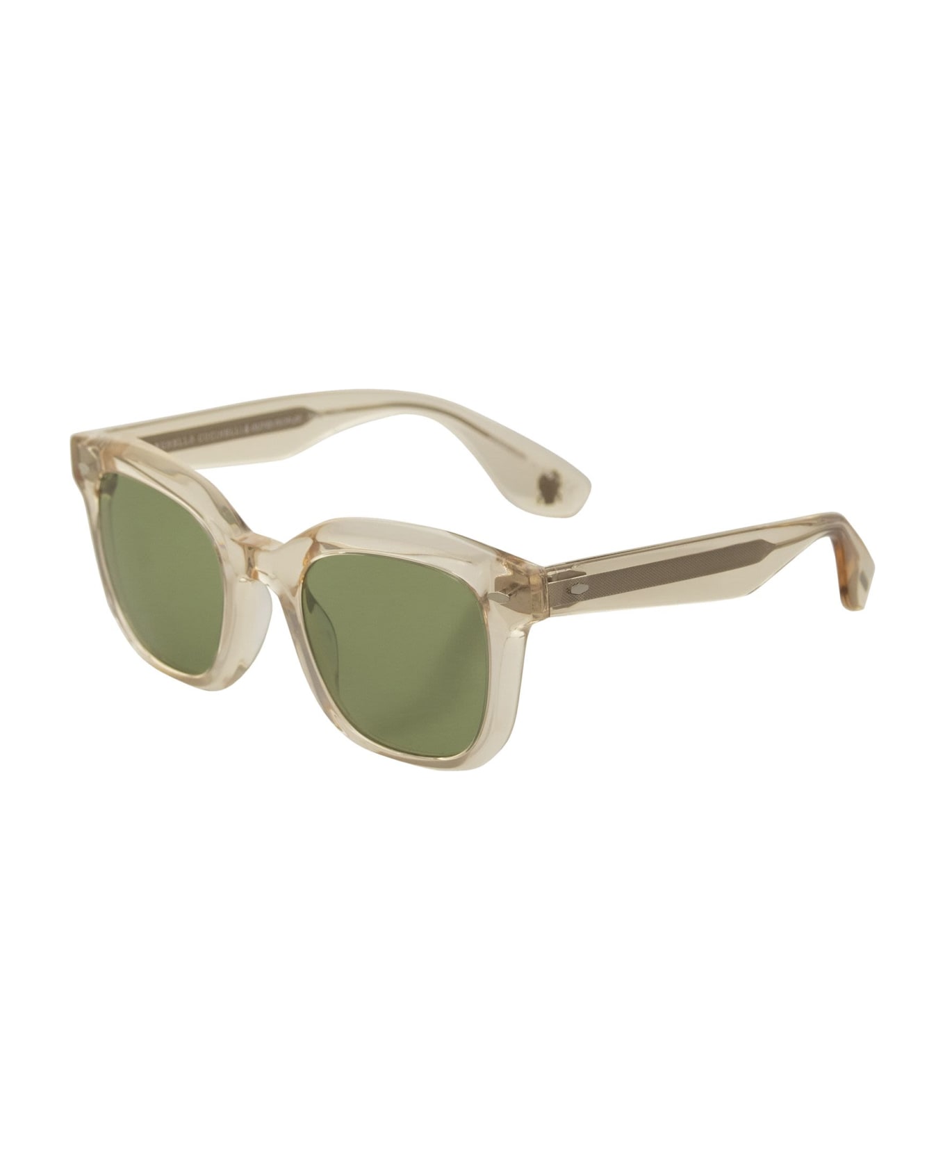 Brunello Cucinelli Acetate Filù Sunglasses With Classic Lenses - Light Beige
