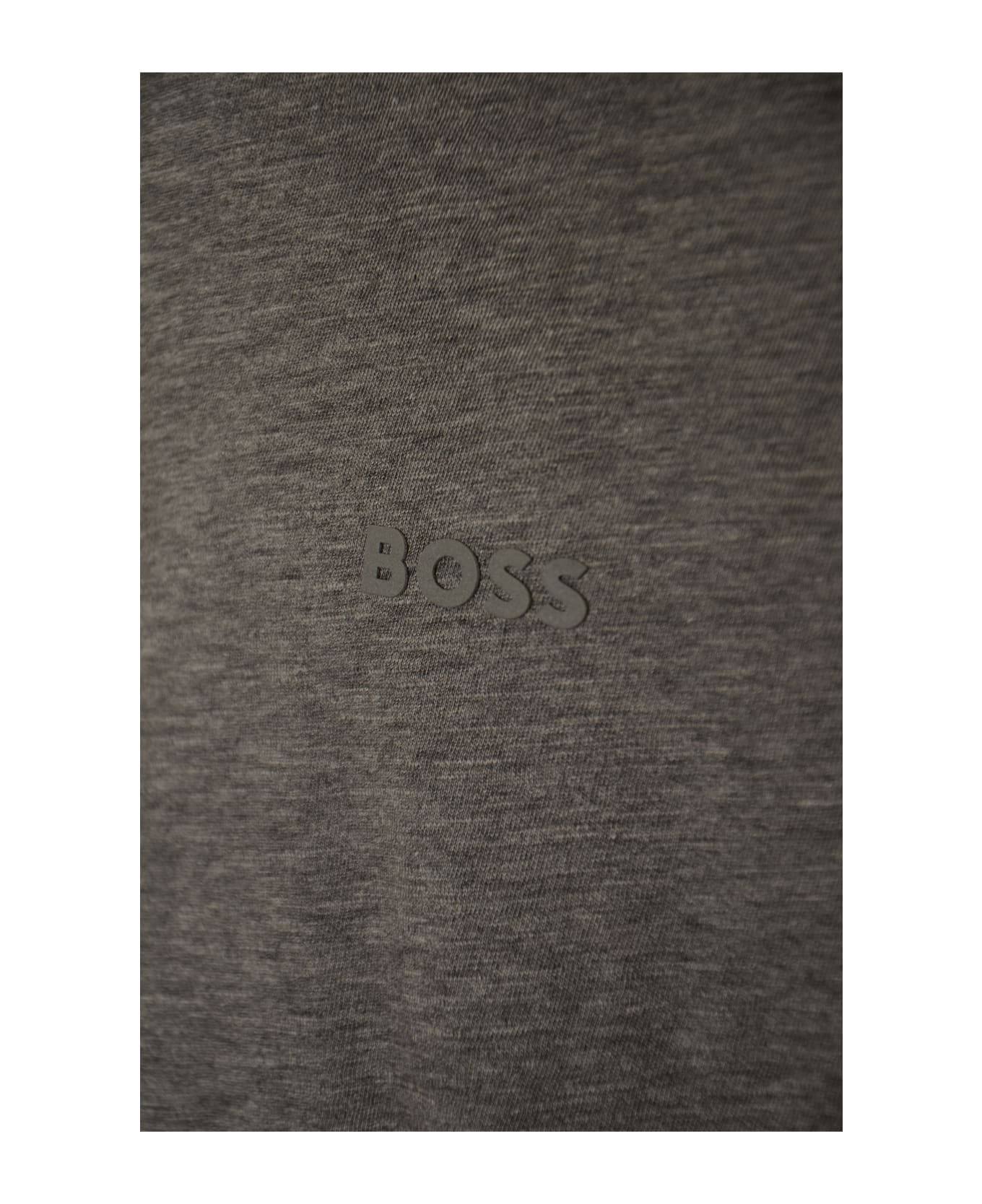 Hugo Boss Round Neck Classic T-shirt - Light Pastel Grey