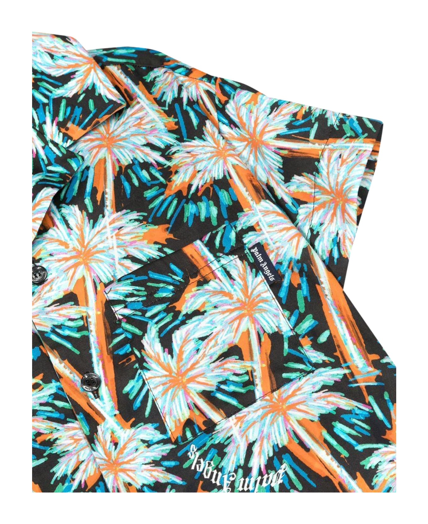Palm Angels Bowling Shirt - NERO