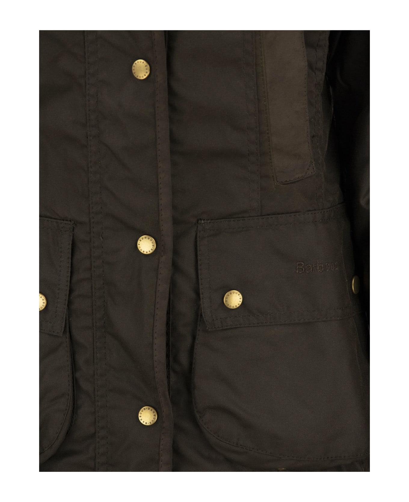Barbour Bower Wax Jacket - Olive コート