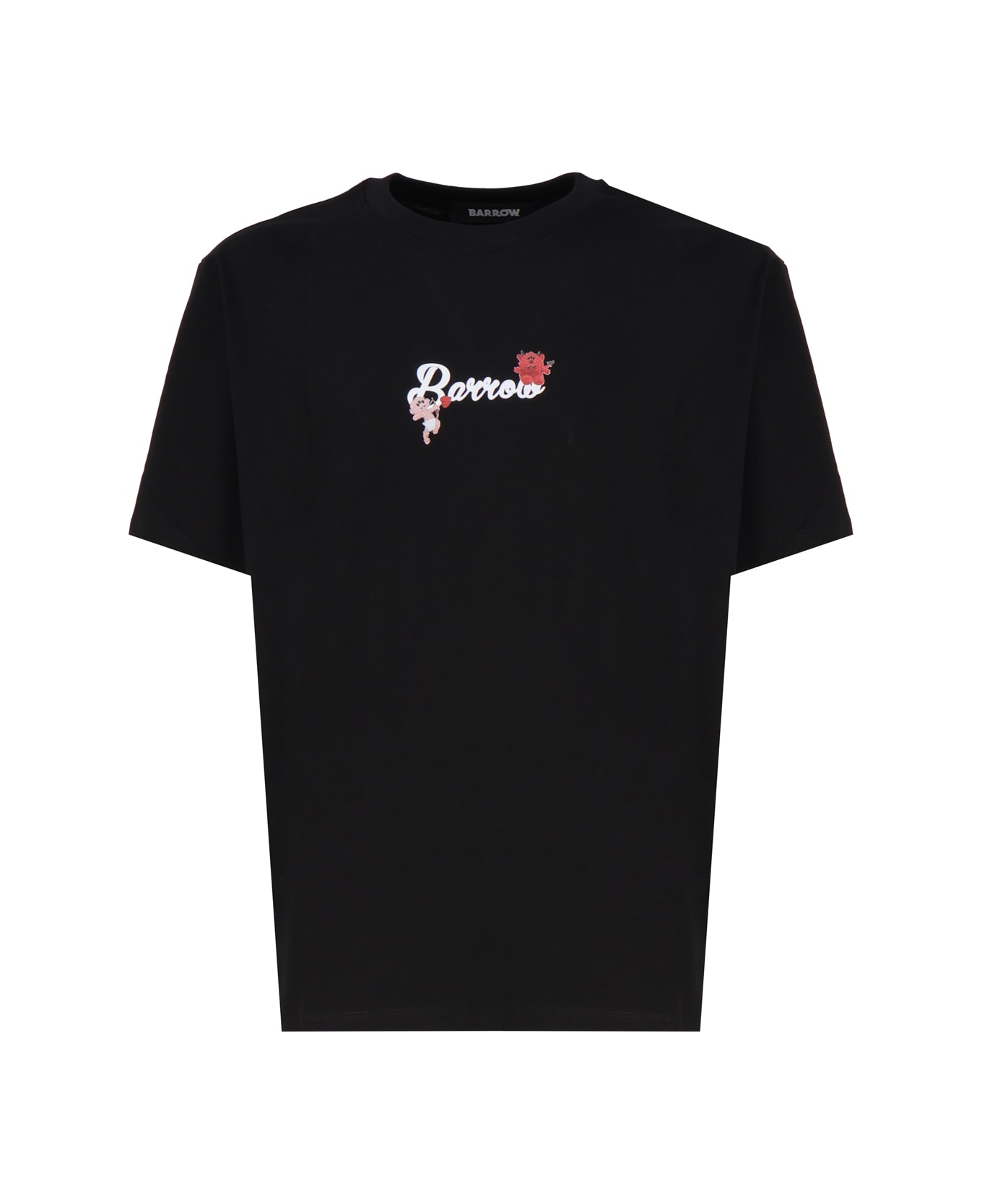 Barrow T-shirt With Print - Black