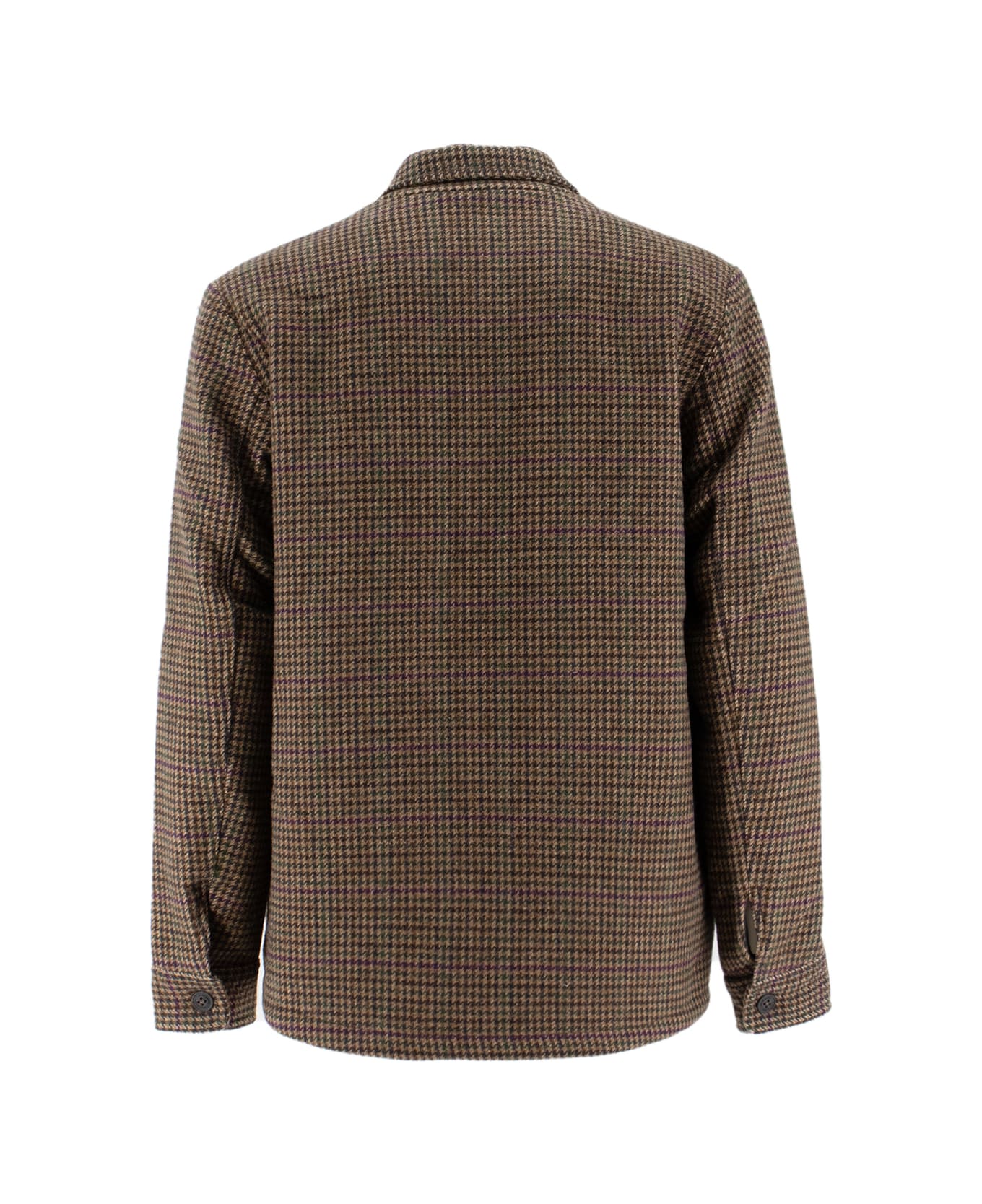 MC2 Saint Barth Shirt - WOOL PIED DE POULE RAF 45