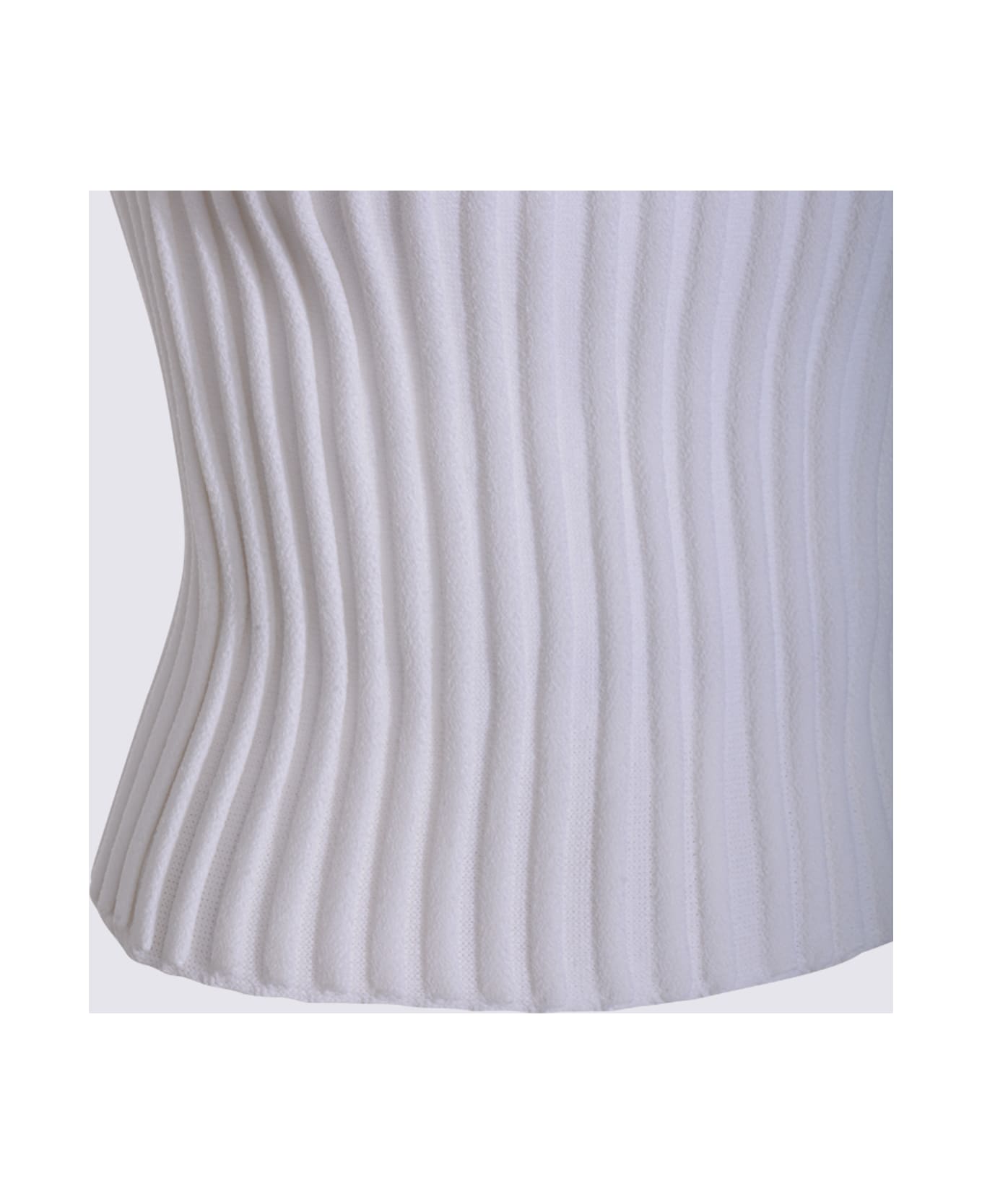 Alaia White Viscose Top - White