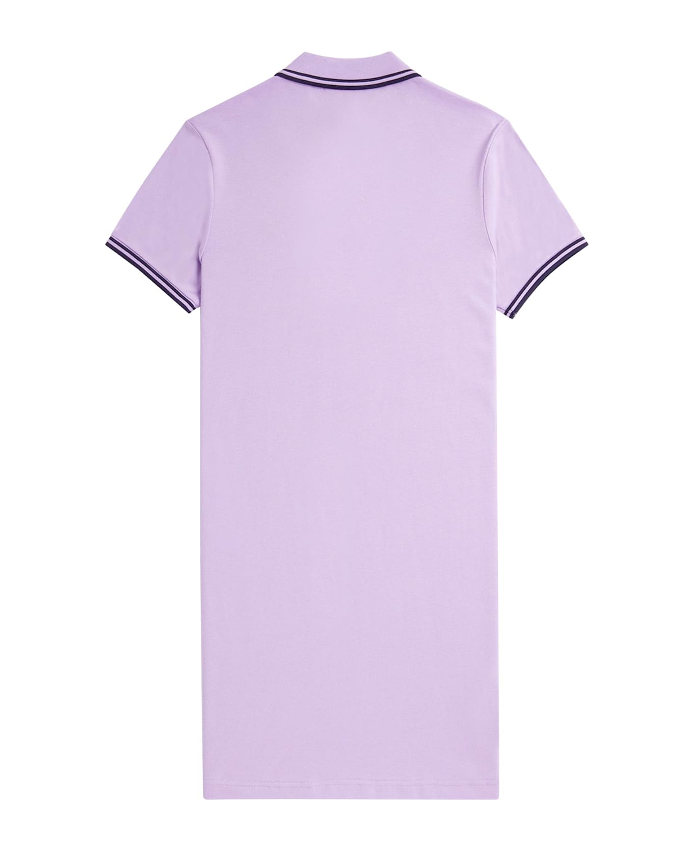 Fred Perry Stretch Cotton Polo Dress With Contrasting Profiles