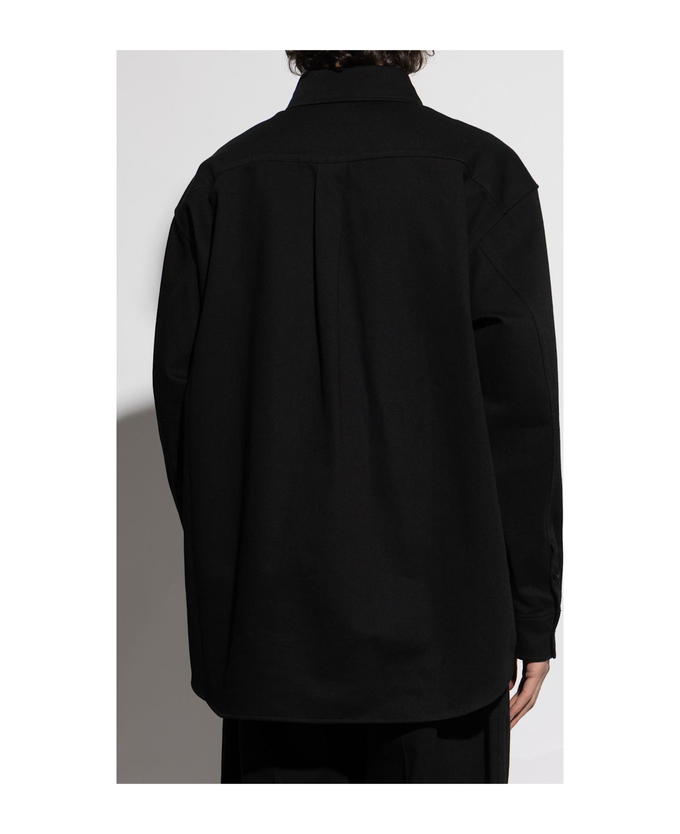 Lemaire Shirt With Pocket - BLACK