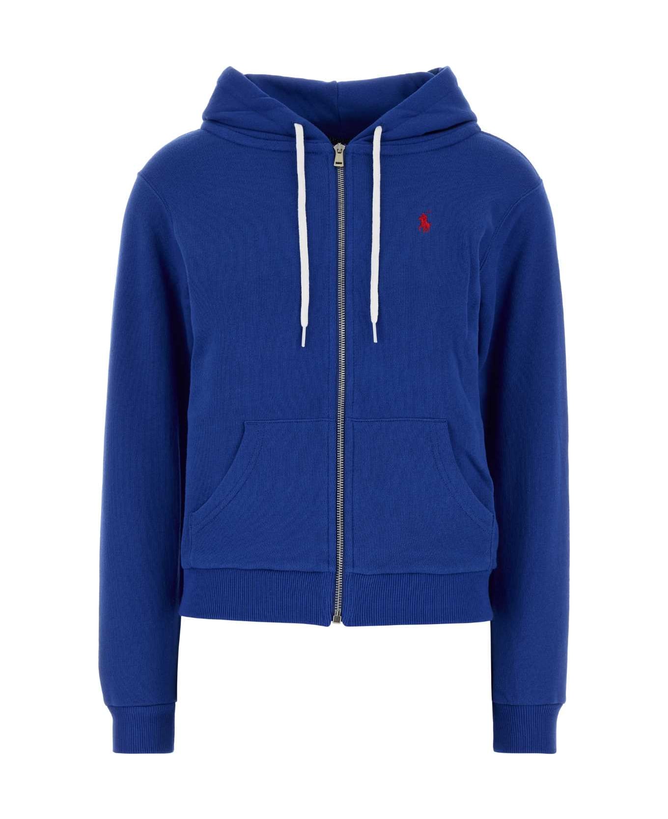 Polo Ralph Lauren Blue Cotton Sweatshirt - BLUESATURN