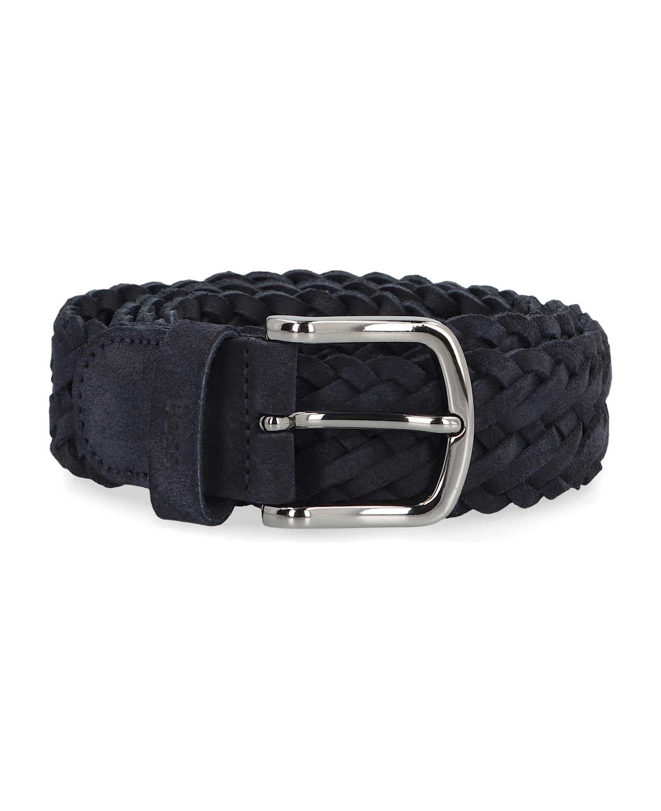 Hugo Boss Suede Belt - blue