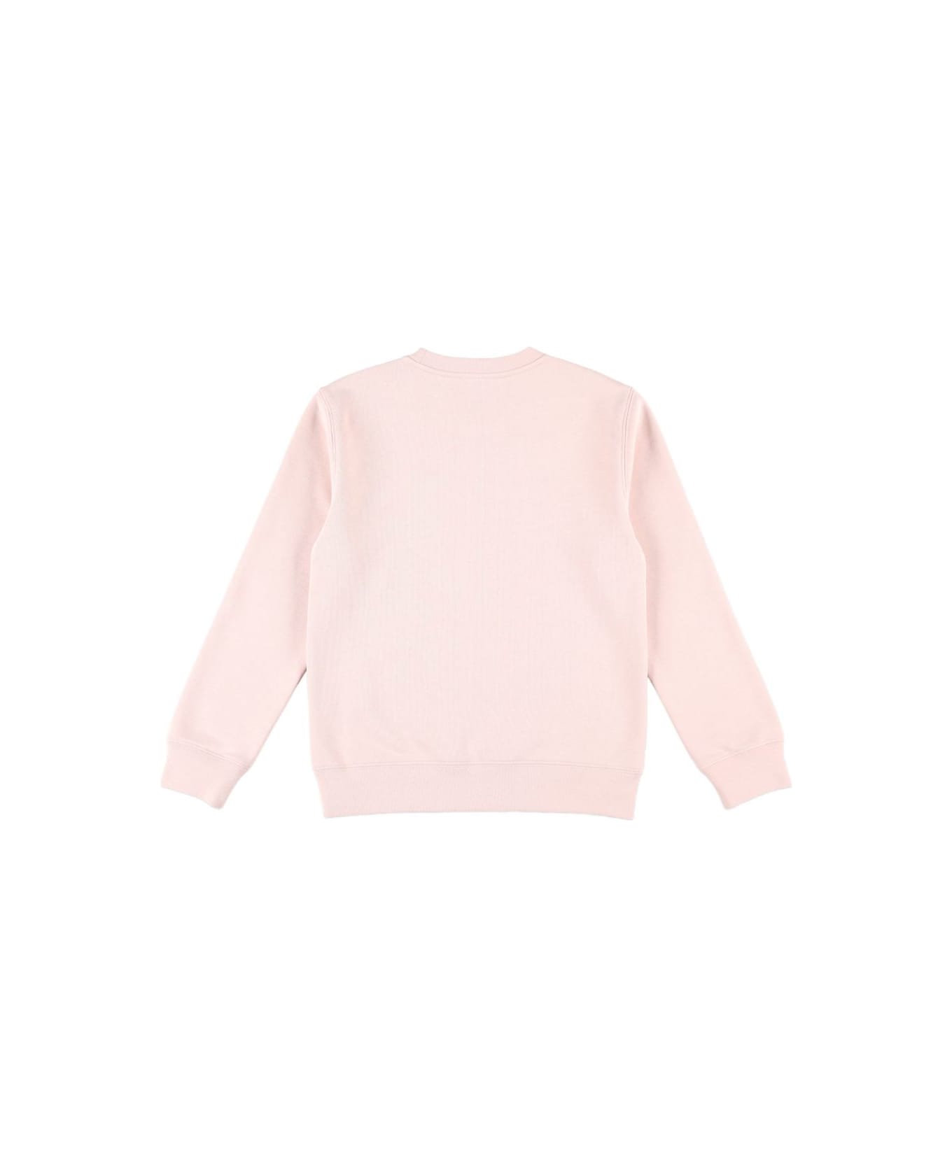 Golden Goose Kids Fleece Sweatshirt With Logo Print - Pink