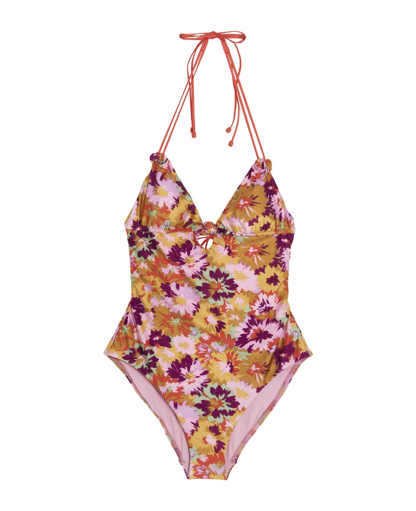 Zimmermann 'violet Knotted One-piece Swimsuit - Multicolor